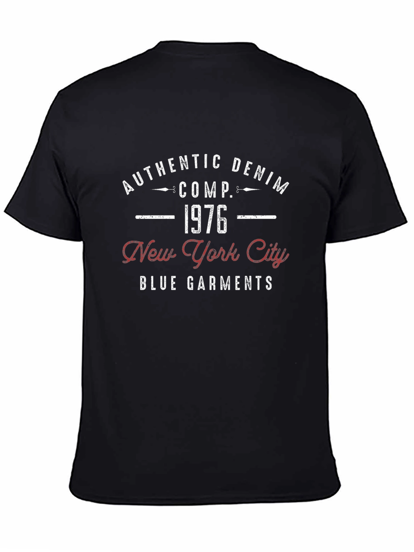 Authentic Denim 1976 New York City Graphic T-Shirt