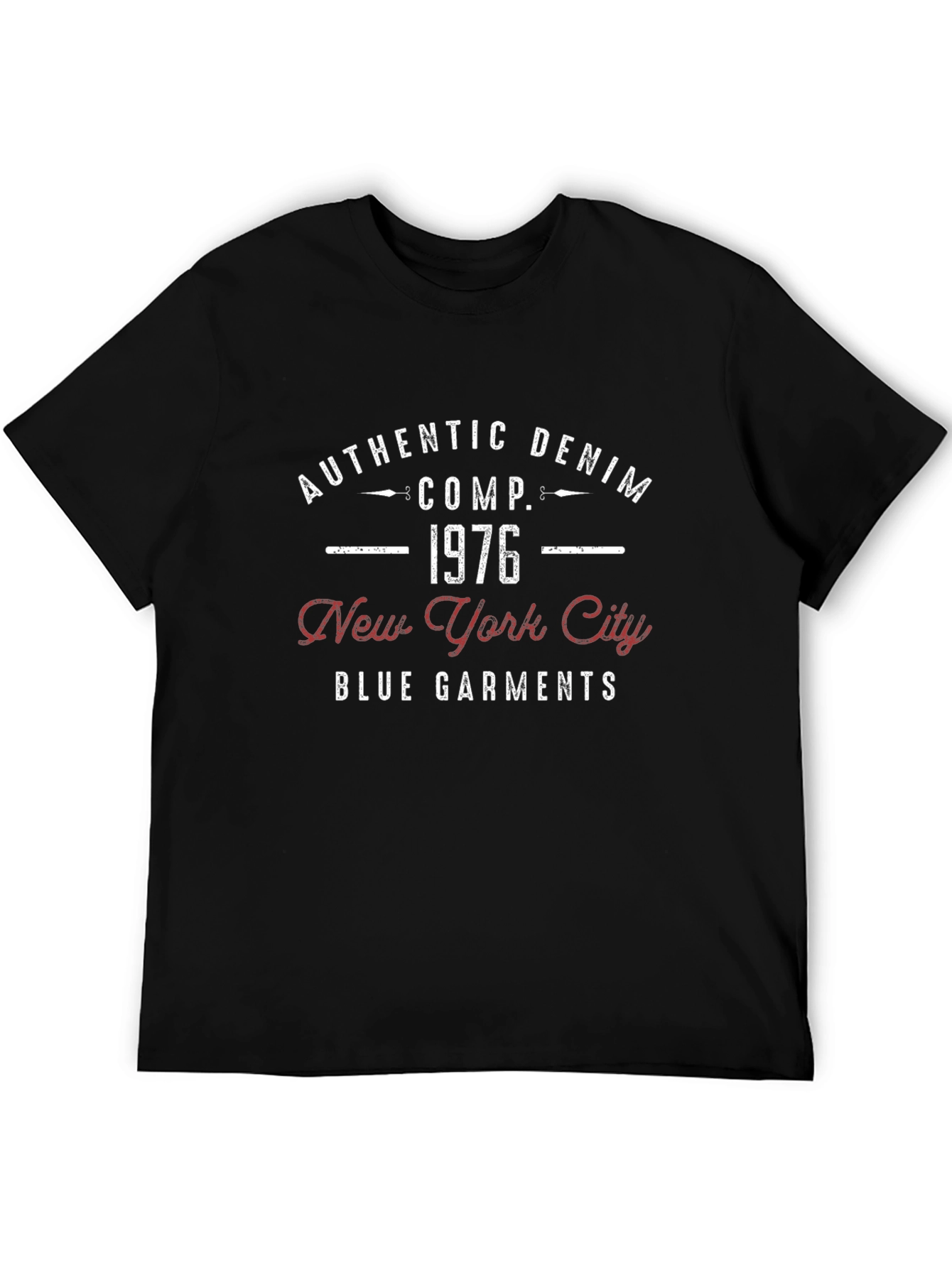 Authentic Denim 1976 New York City Graphic T-Shirt