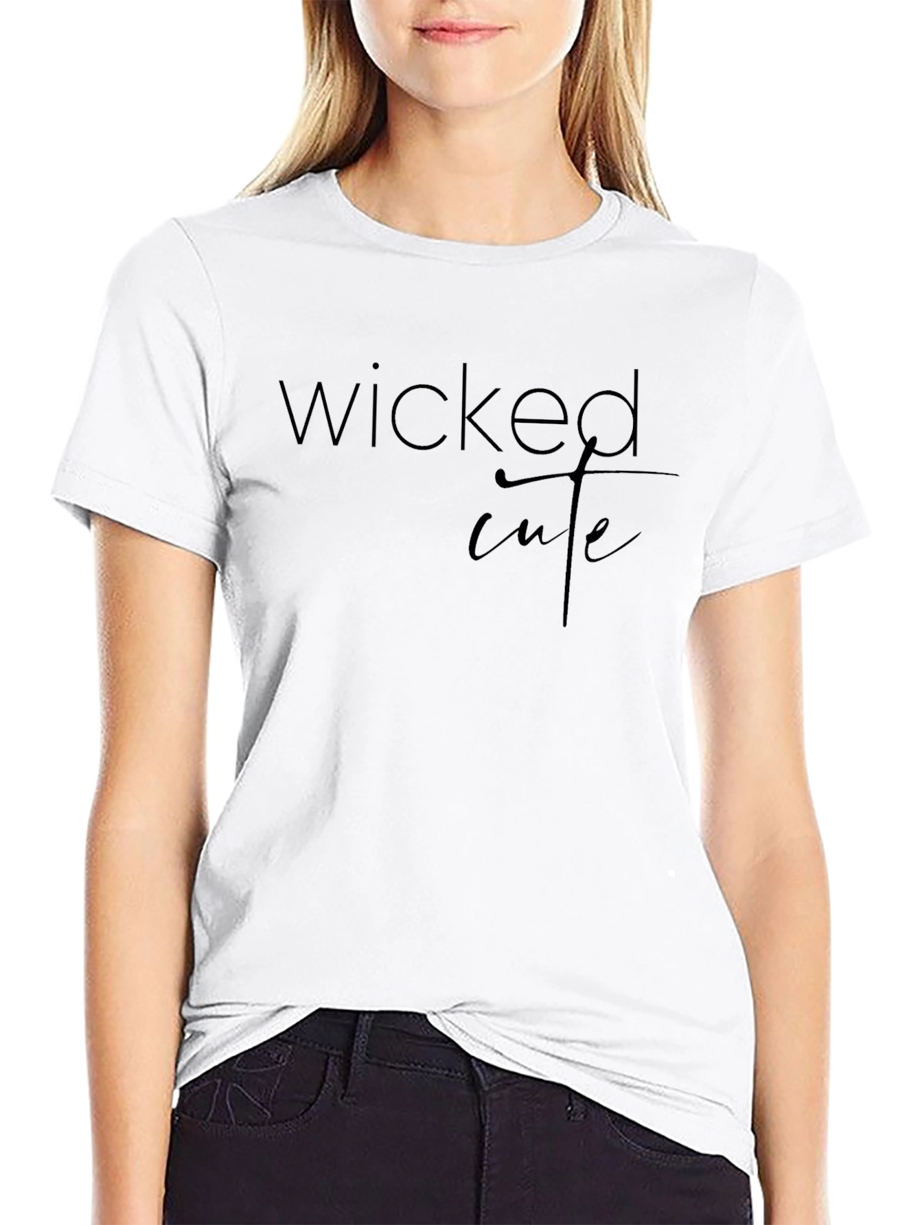Wicked Cute Black Graphic Tee