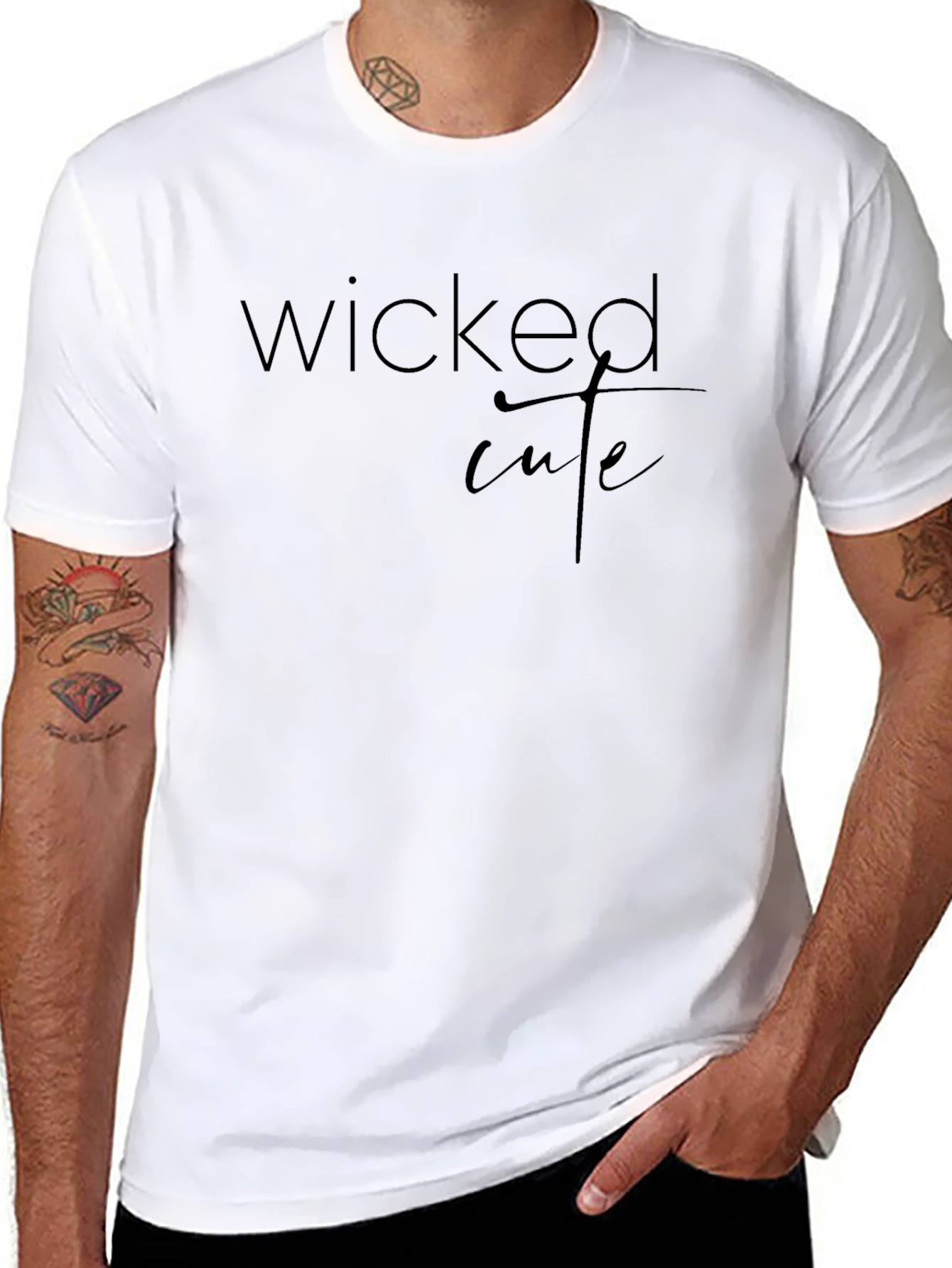 Wicked Cute Black Graphic Tee