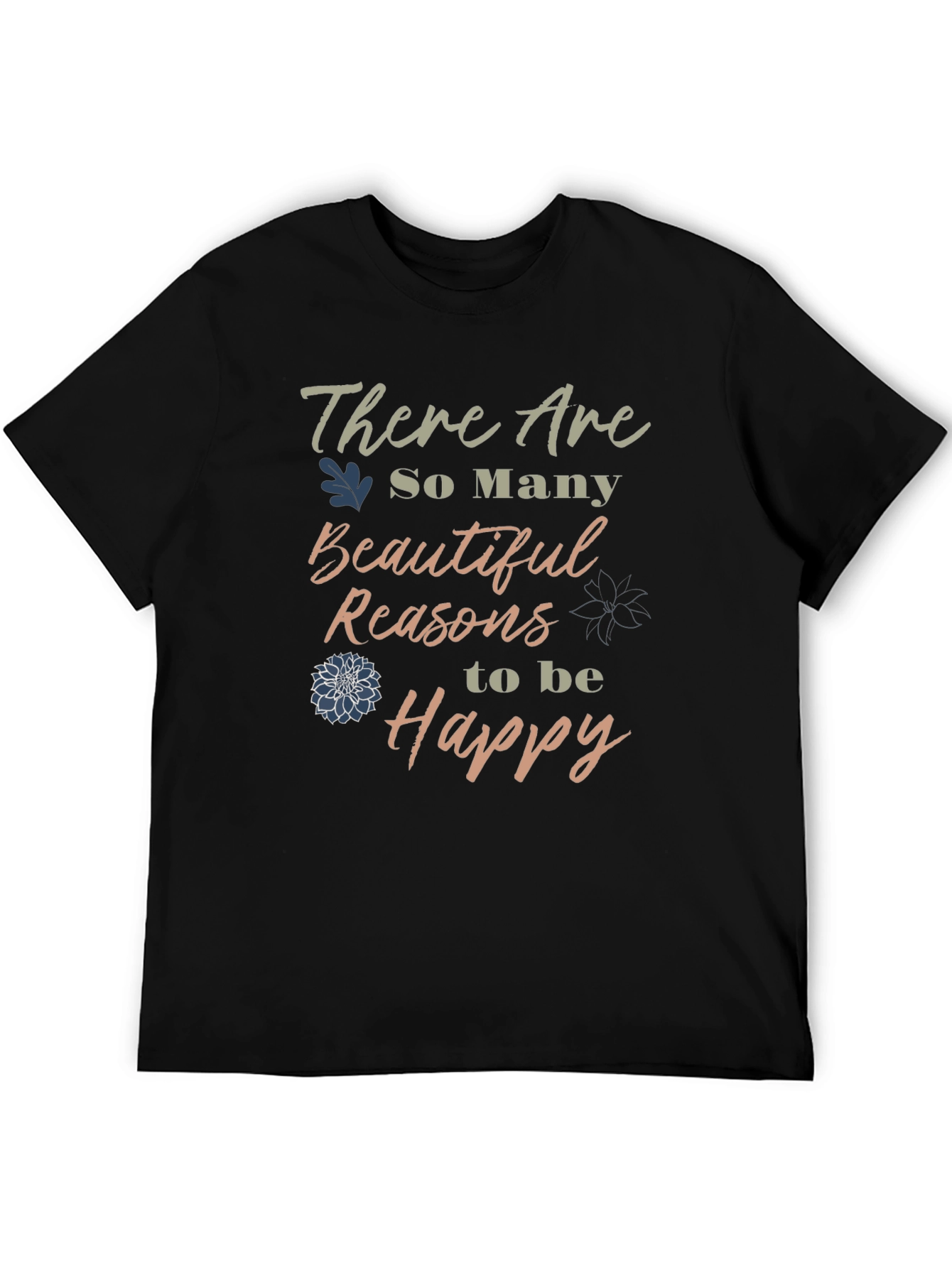Be Happy T-Shirt - Stylish Graphic Tee