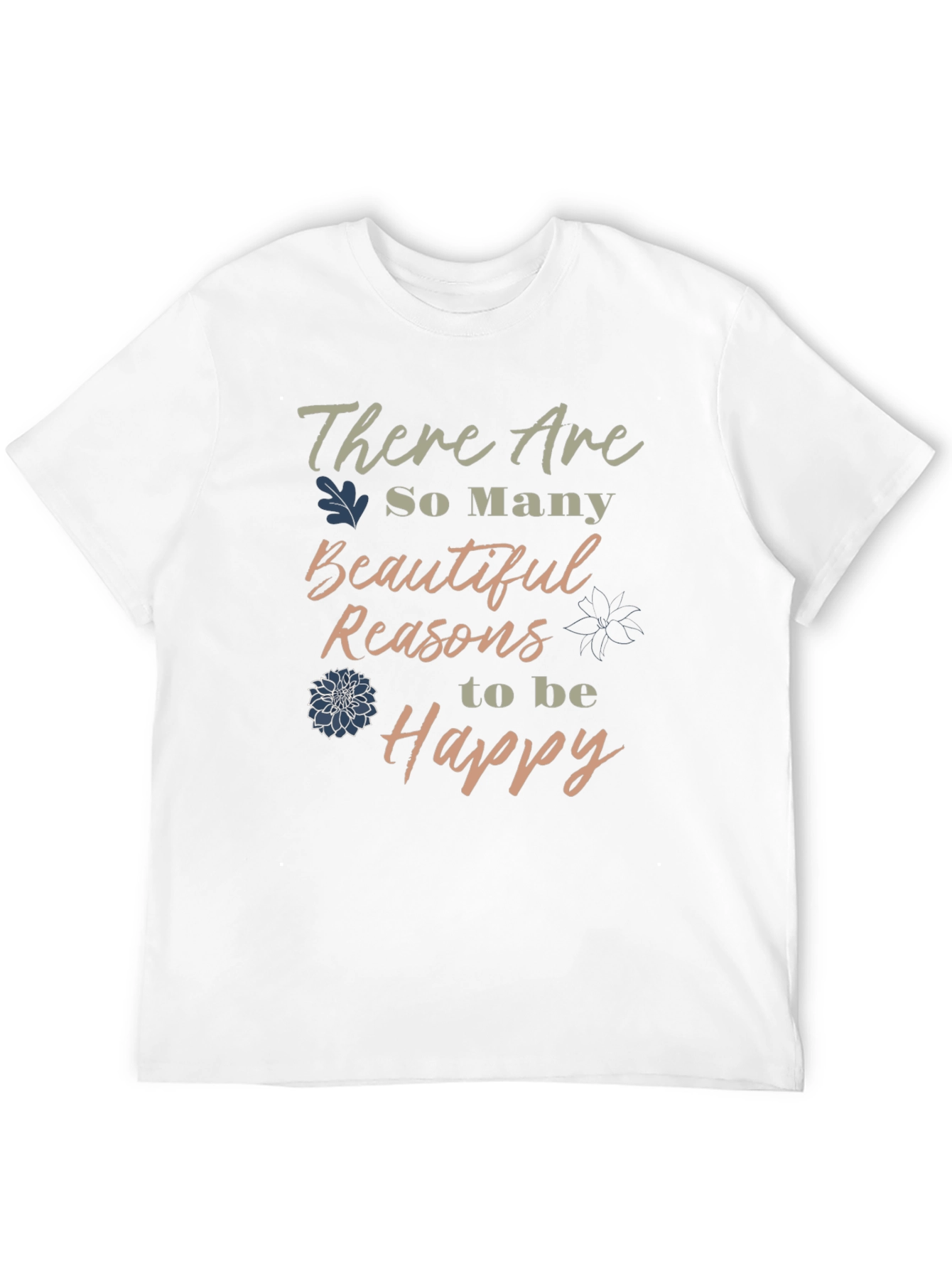 Be Happy T-Shirt - Stylish Graphic Tee
