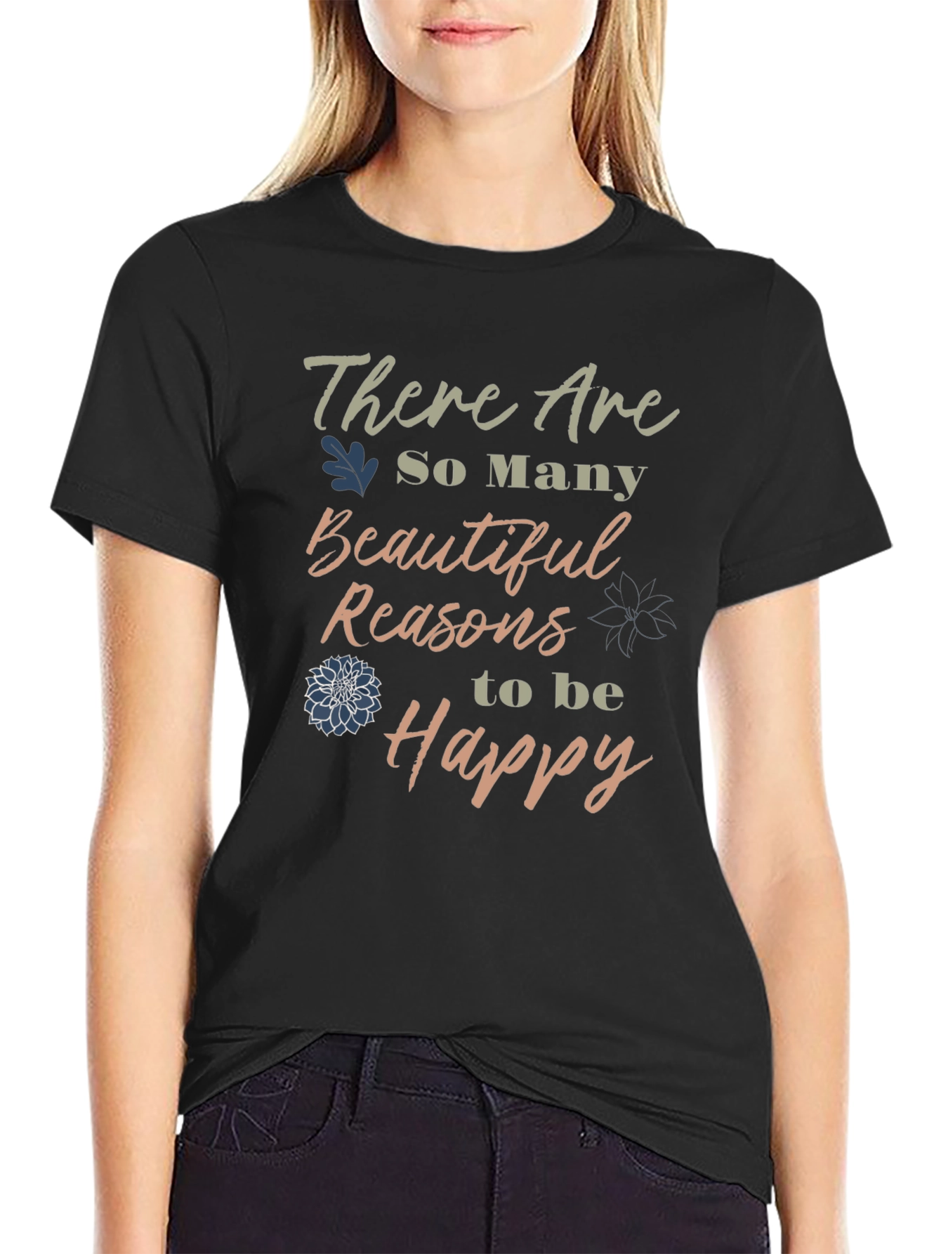 Be Happy T-Shirt - Stylish Graphic Tee