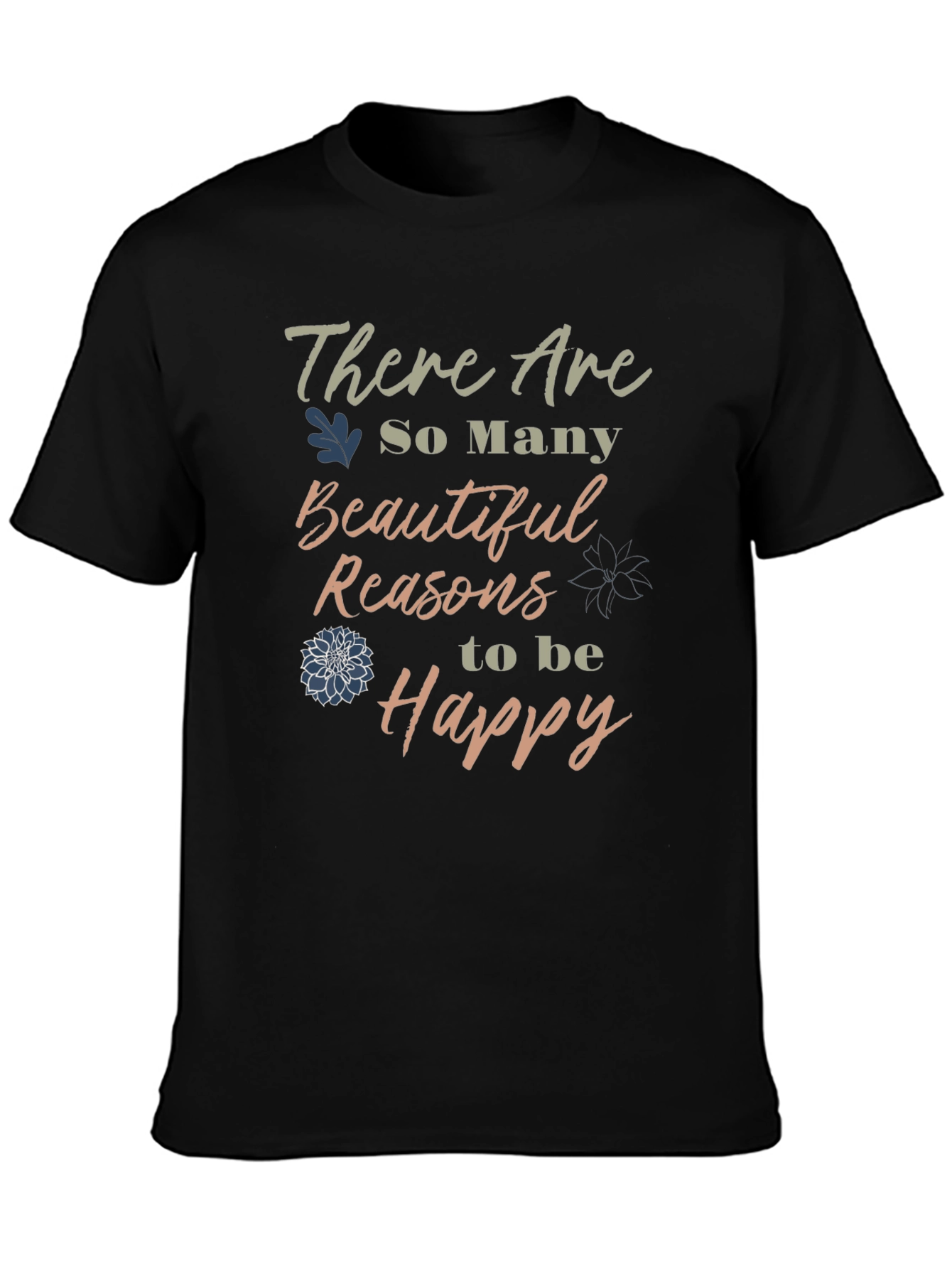 Be Happy T-Shirt - Stylish Graphic Tee