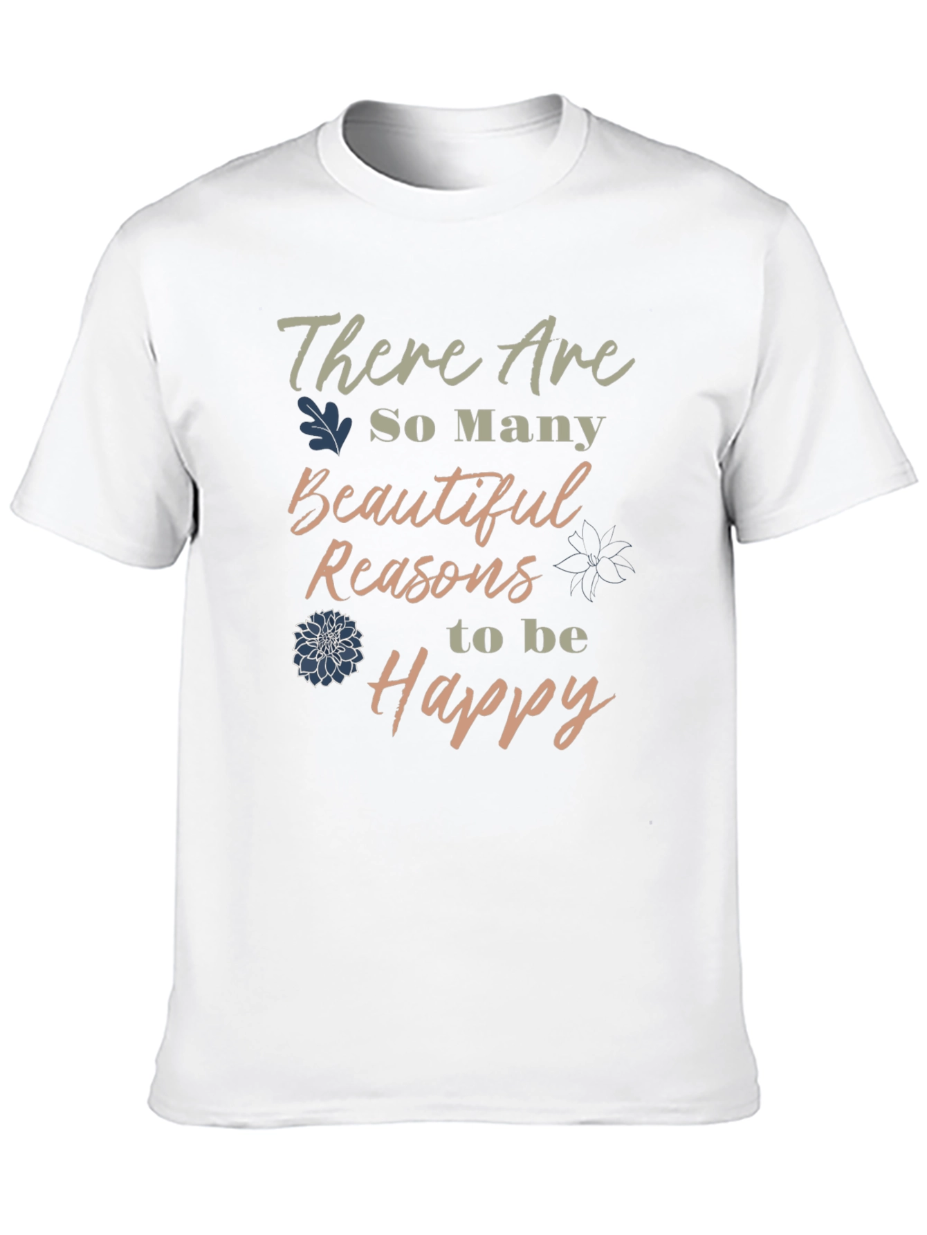Be Happy T-Shirt - Stylish Graphic Tee