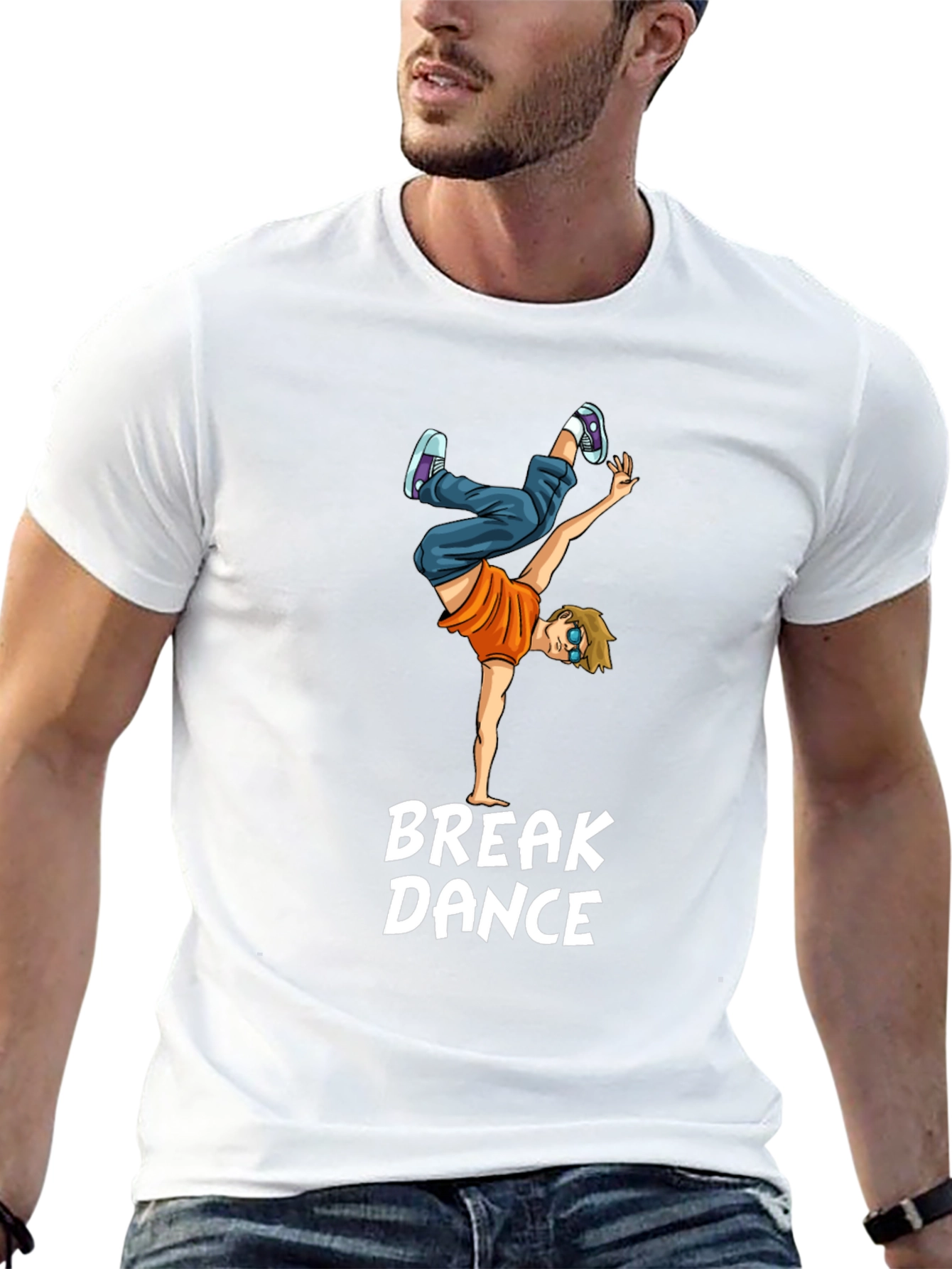 Breakdance Graphic Tee - Cool B-Boy T-Shirt