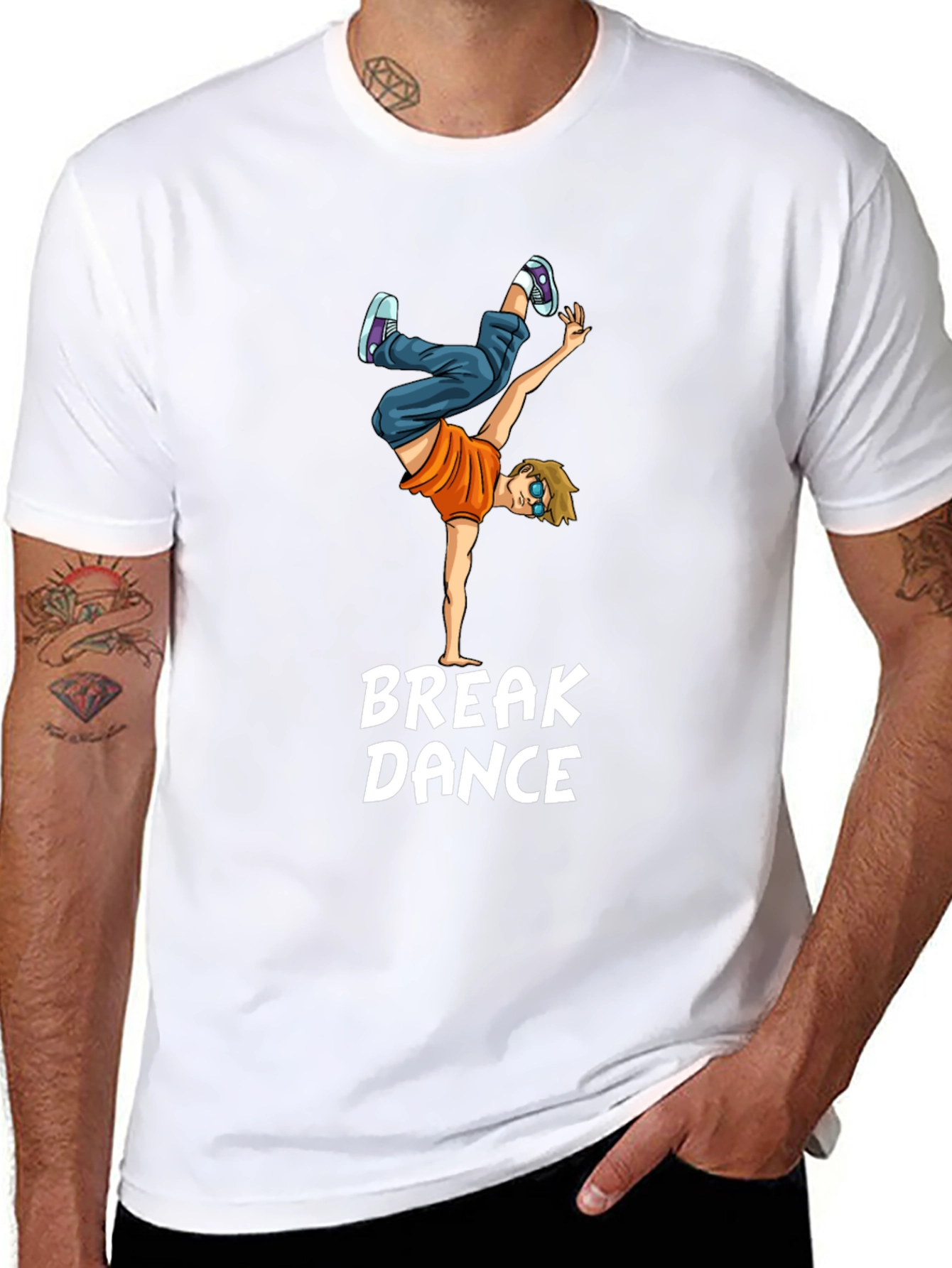 Breakdance Graphic Tee - Cool B-Boy T-Shirt