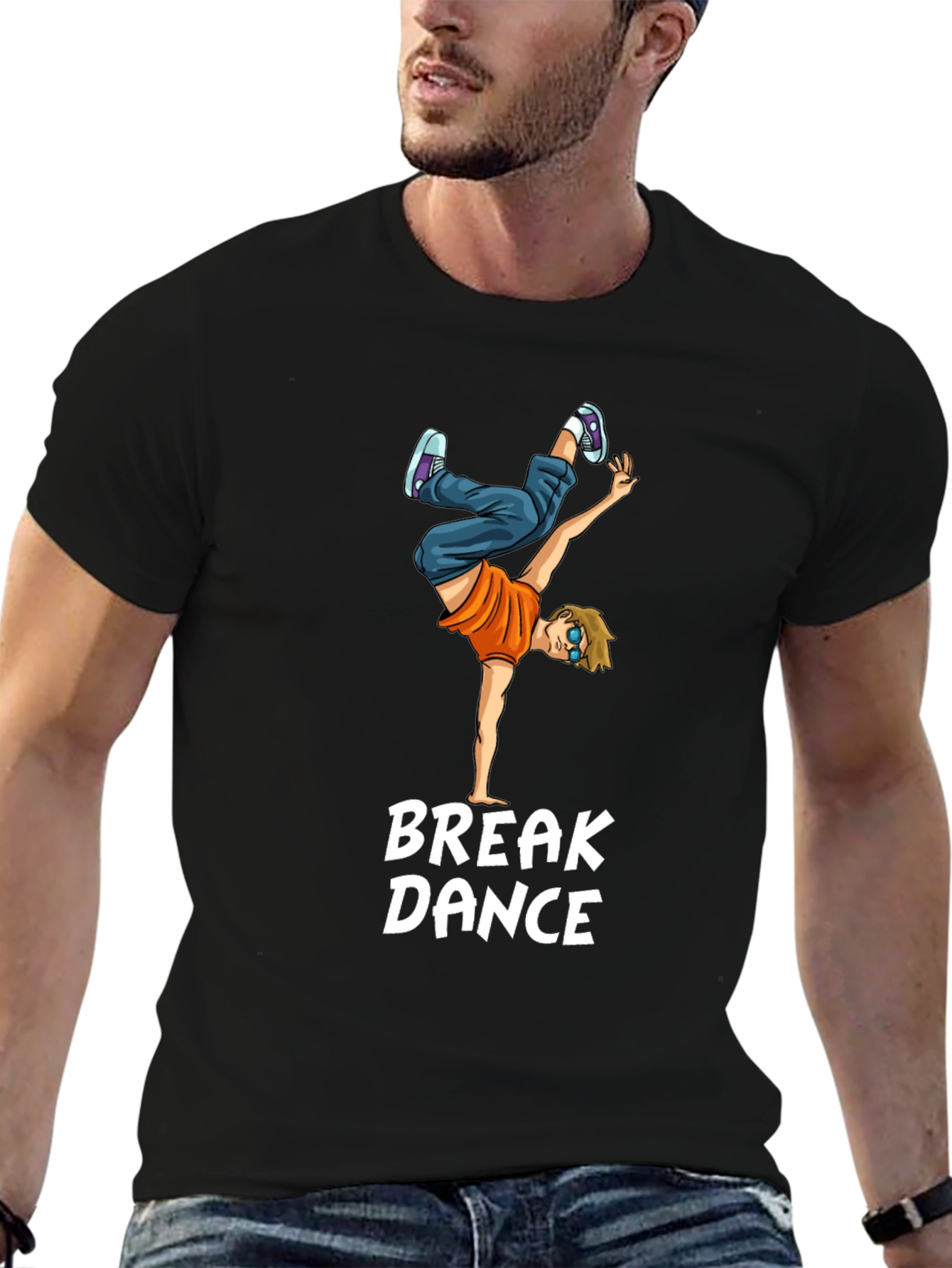 Breakdance Graphic Tee - Cool B-Boy T-Shirt
