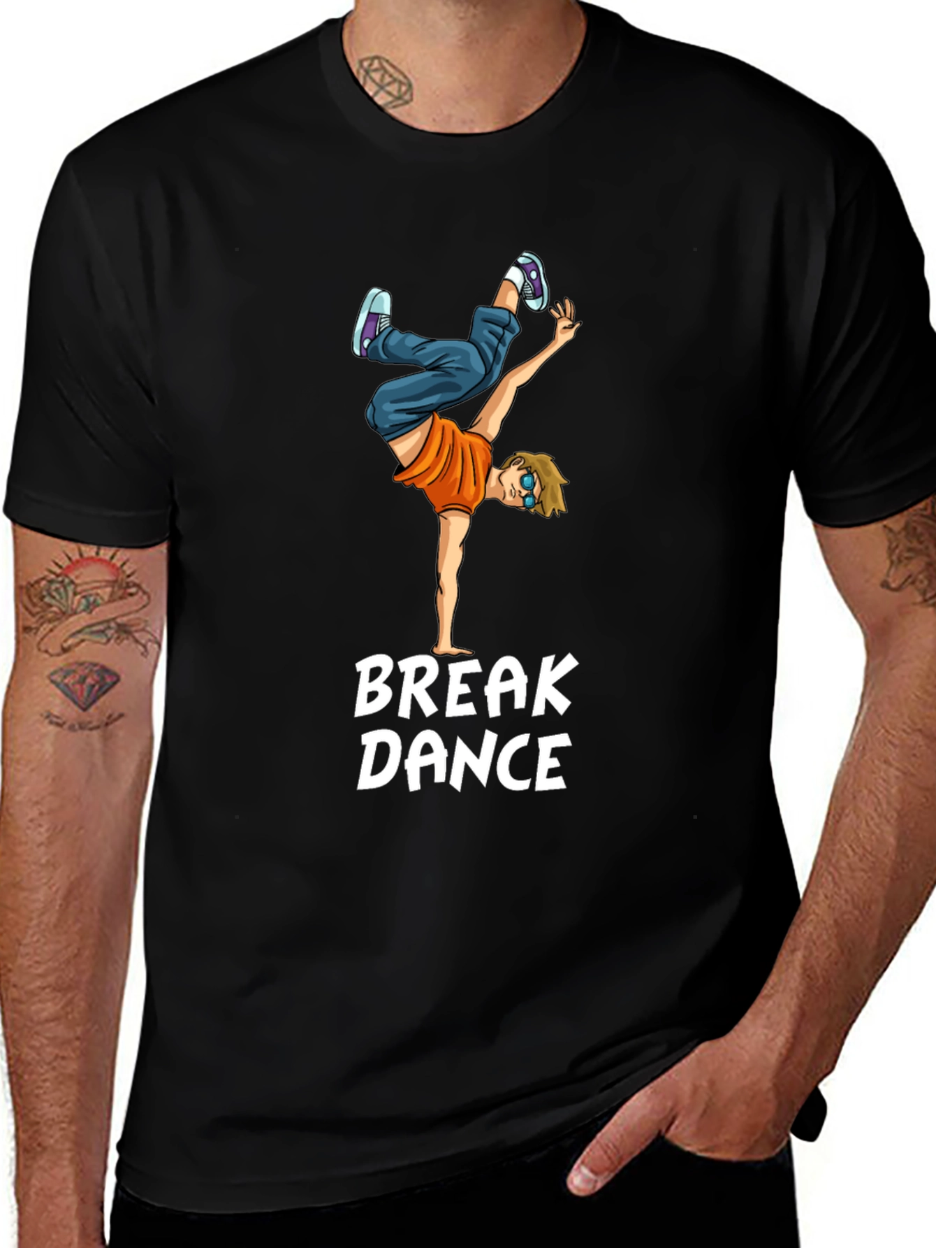 Breakdance Graphic Tee - Cool B-Boy T-Shirt