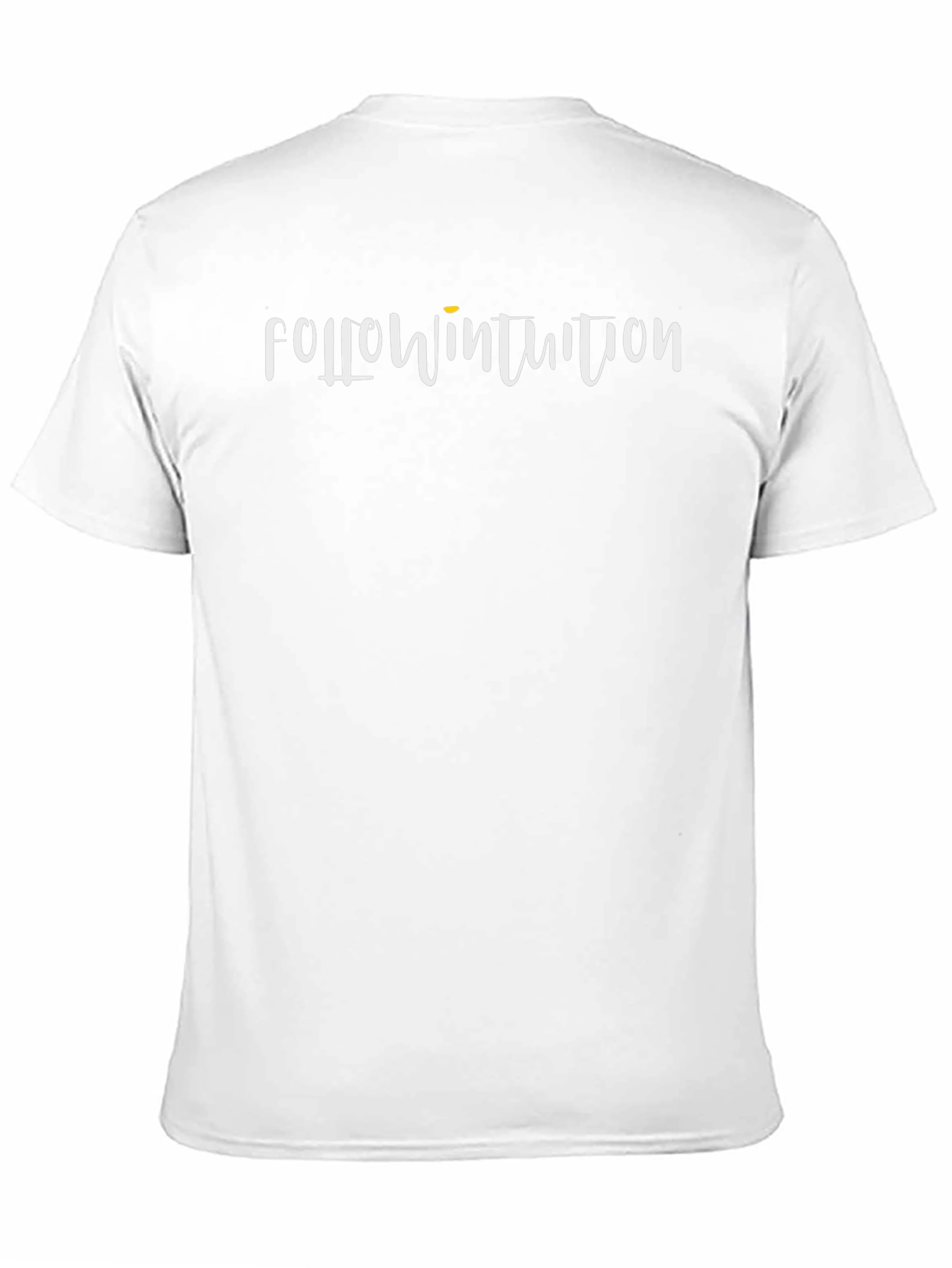 Follow Intuition Black Graphic Tee