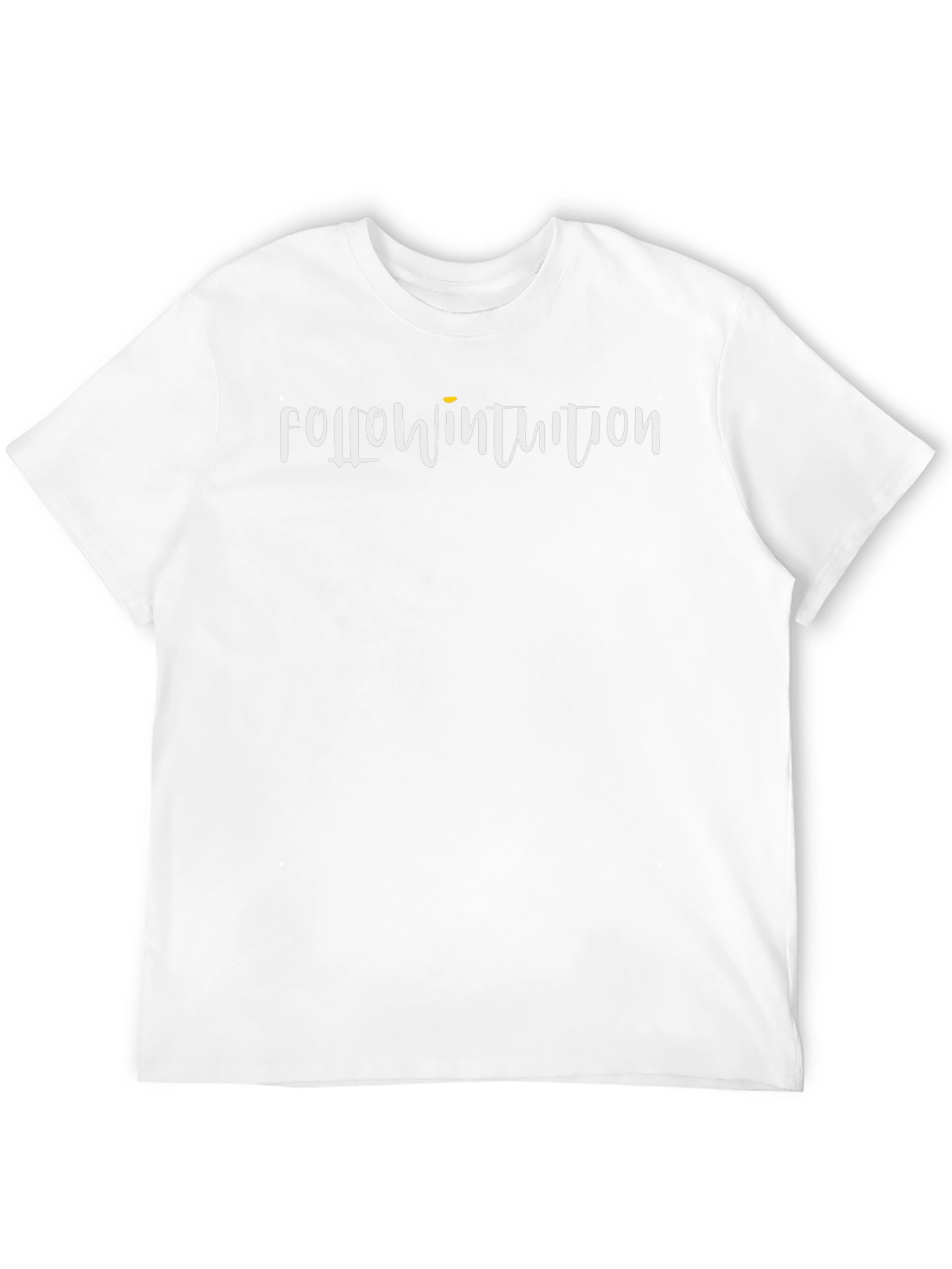 Follow Intuition Black Graphic Tee
