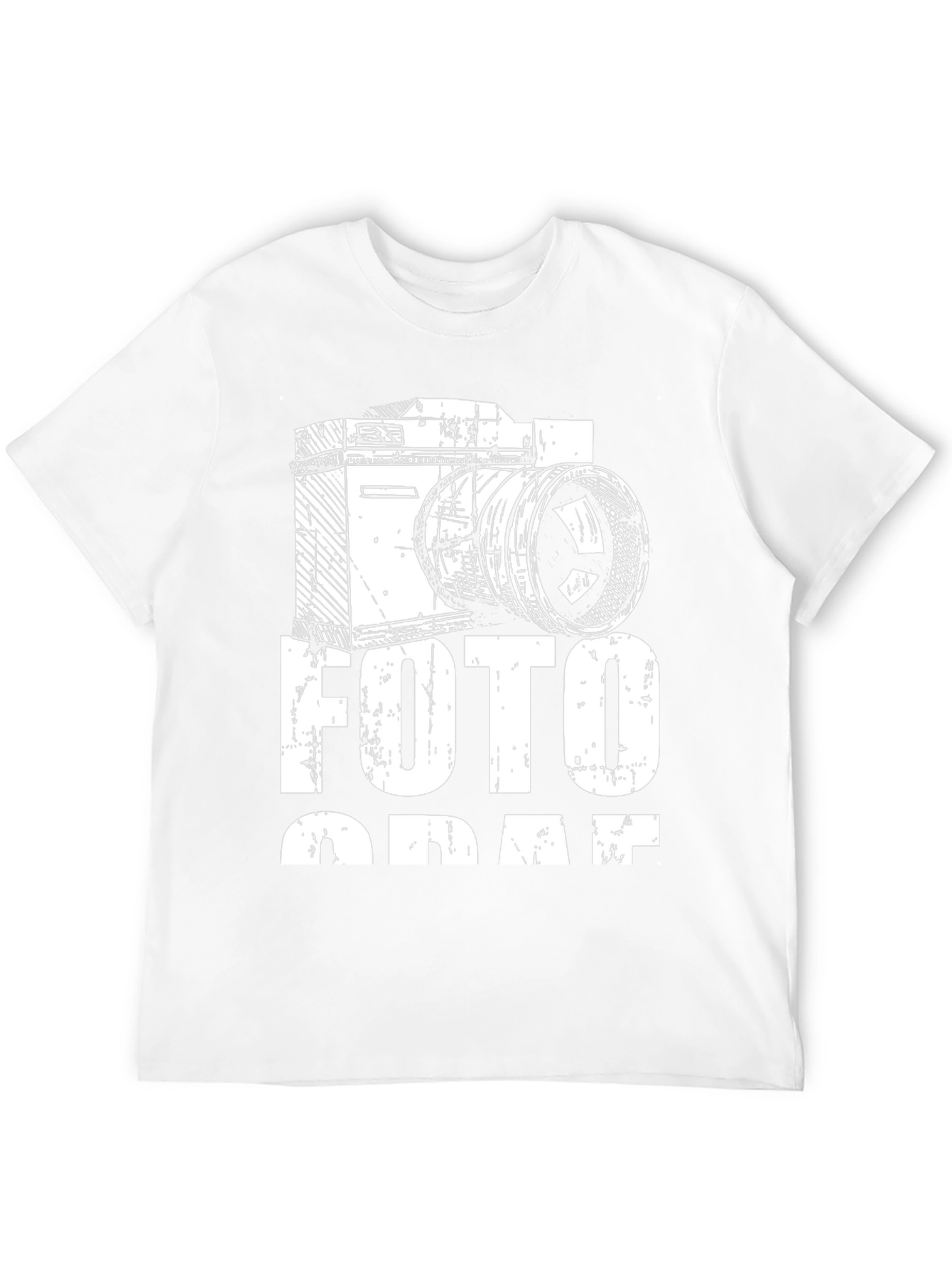 Photographer Black T-Shirt - Camera Design