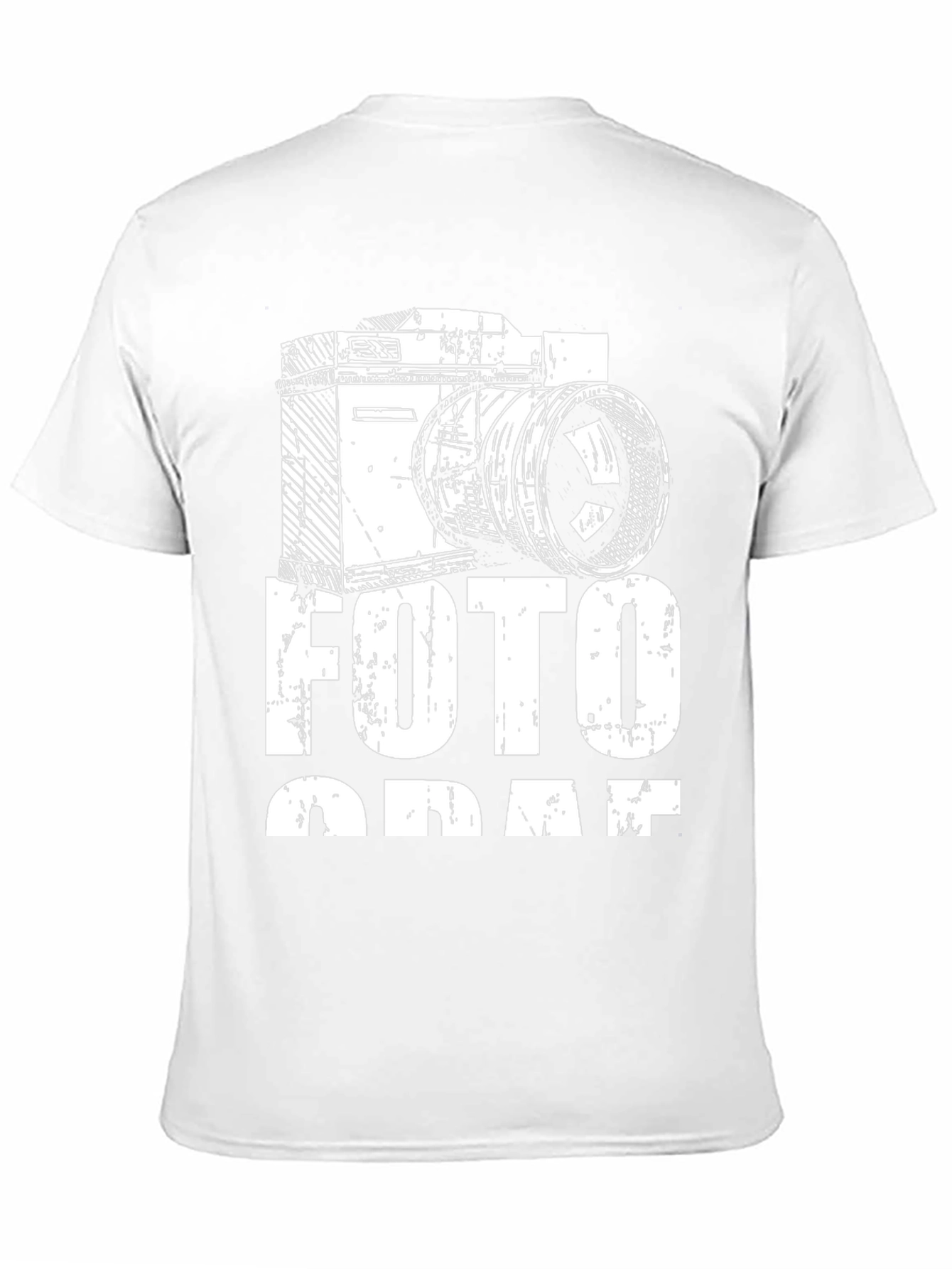 Photographer Black T-Shirt - Camera Design