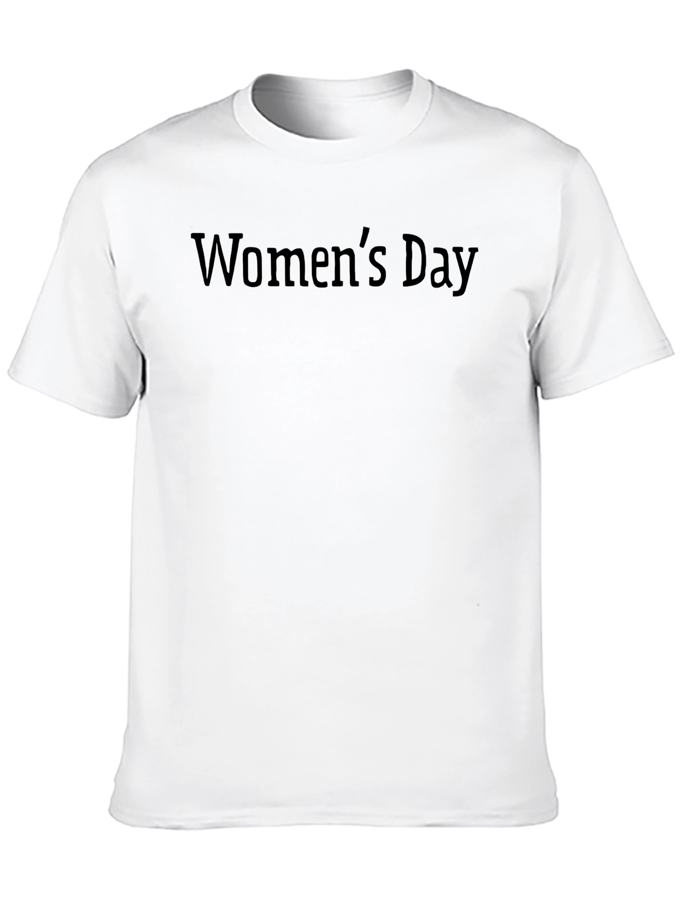 Womens Day Black T-Shirt