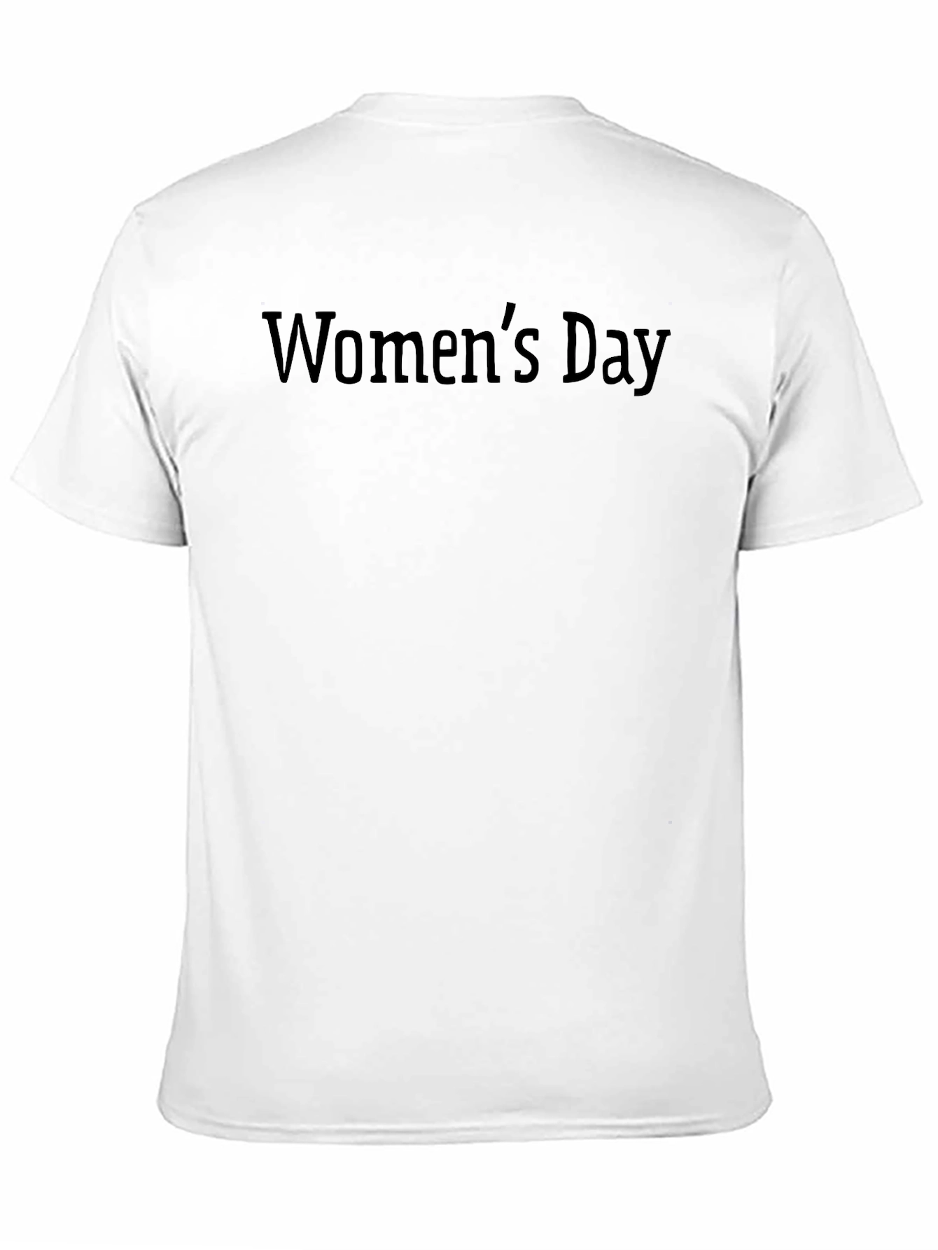 Womens Day Black T-Shirt