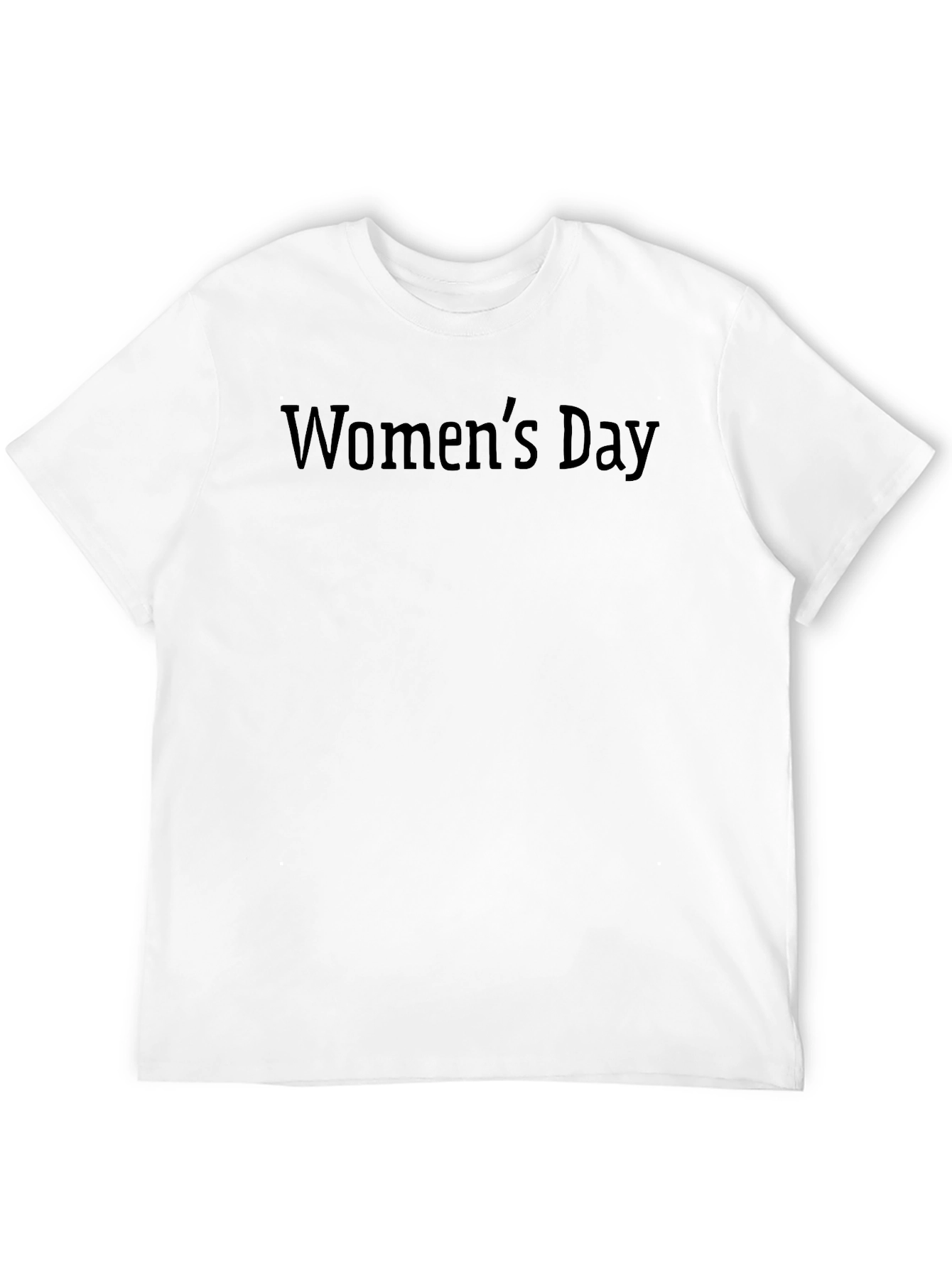 Womens Day Black T-Shirt