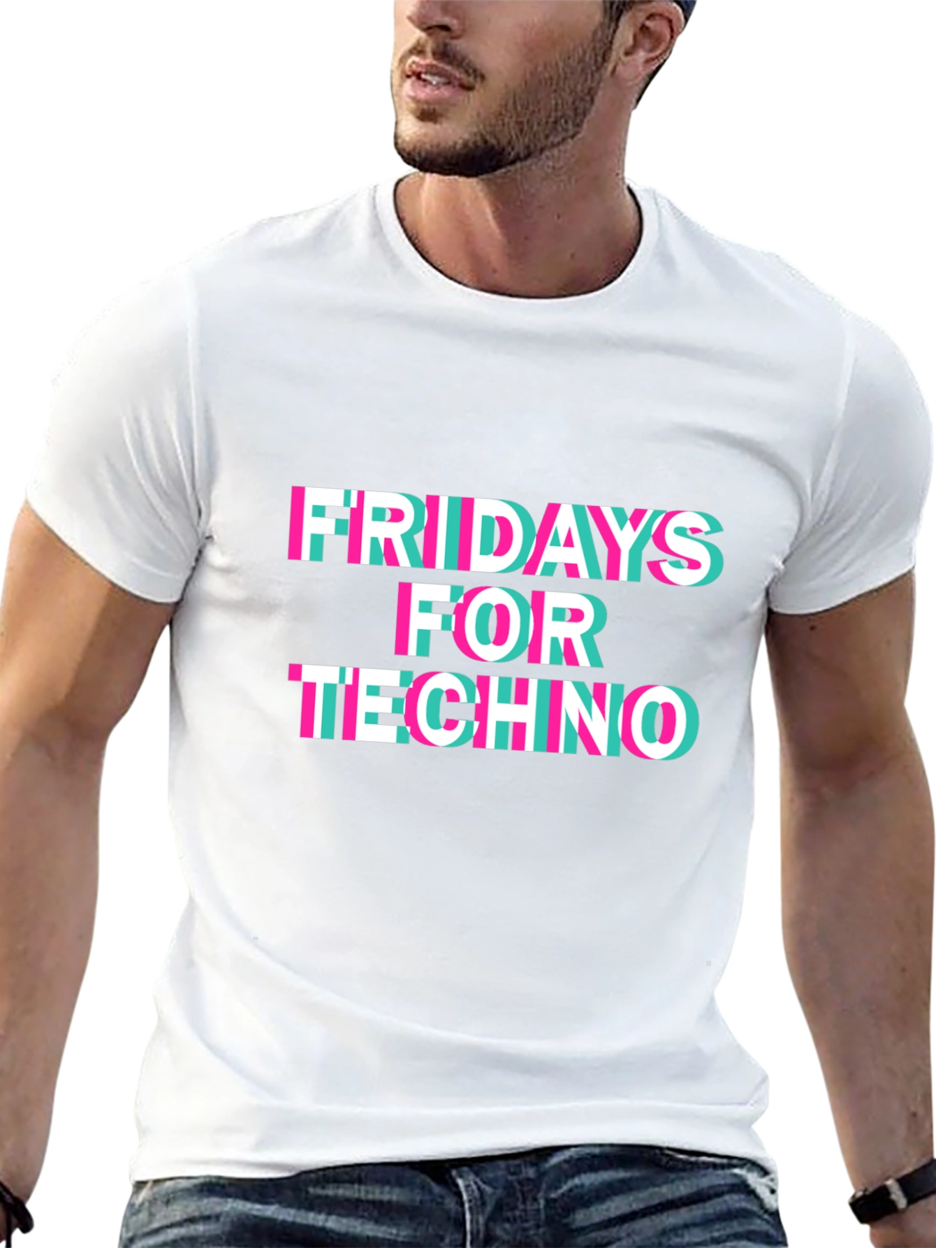 Fridays for Techno Black T-Shirt