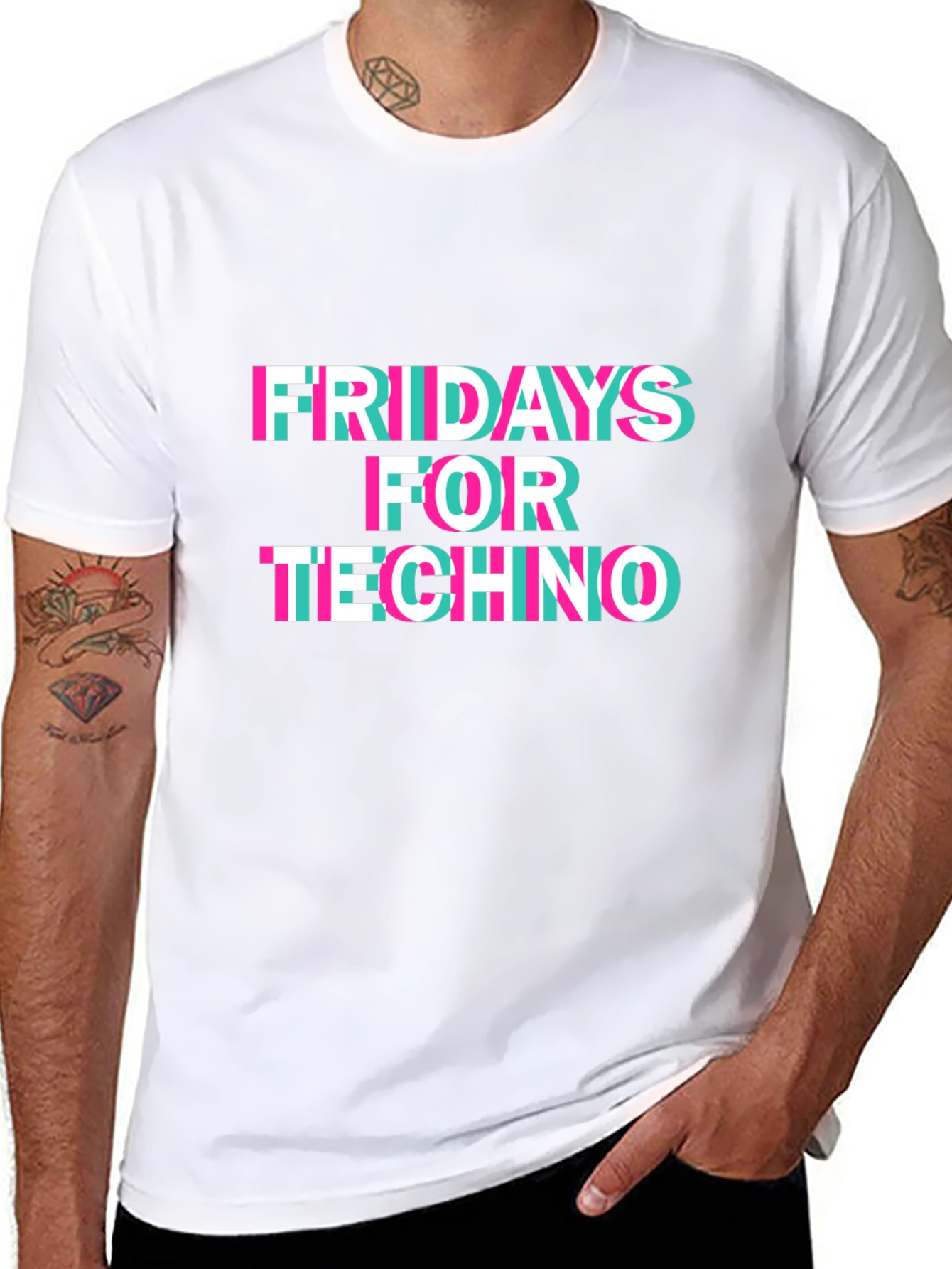 Fridays for Techno Black T-Shirt