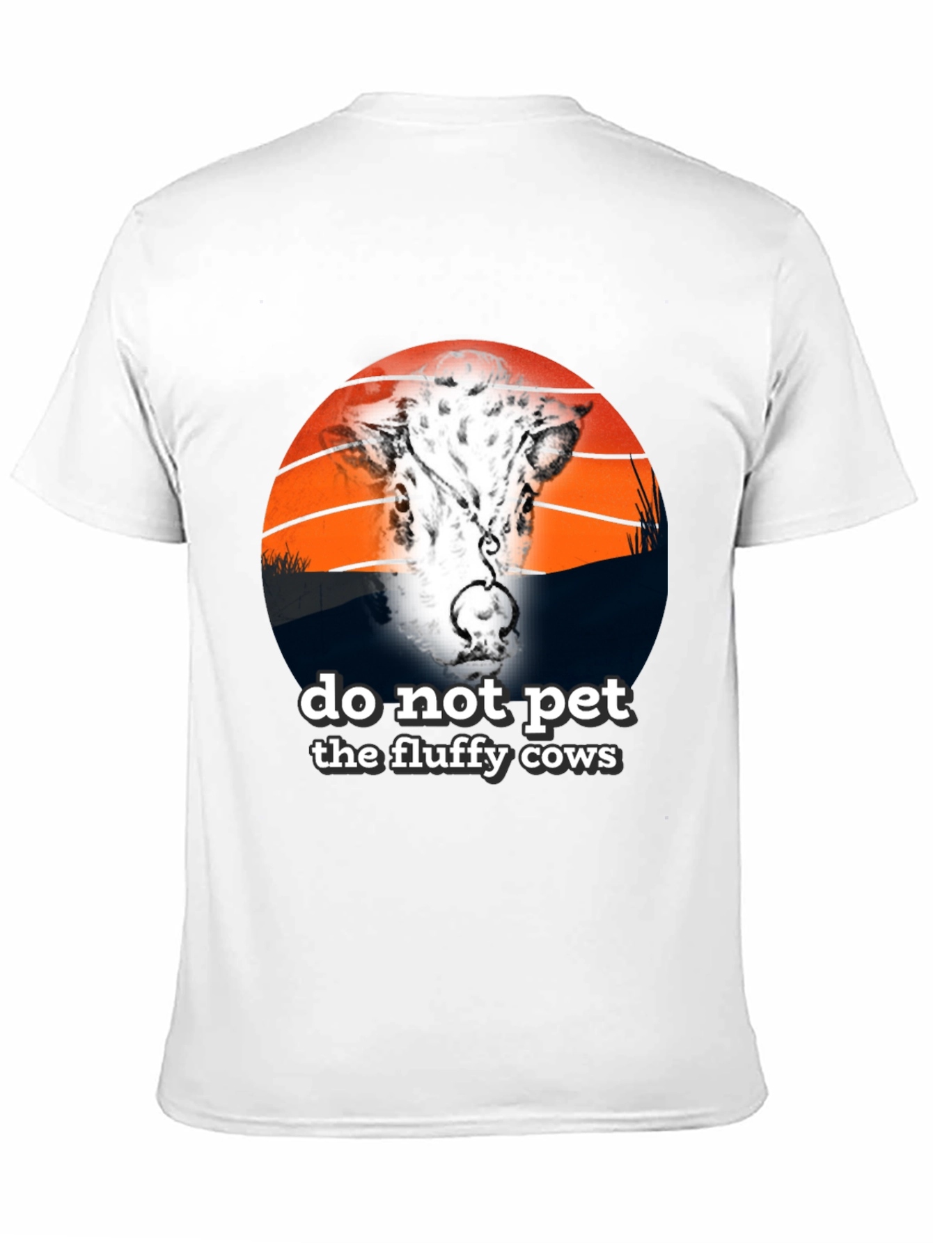 Do Not Pet Fluffy Cows Graphic Tee - Unisex
