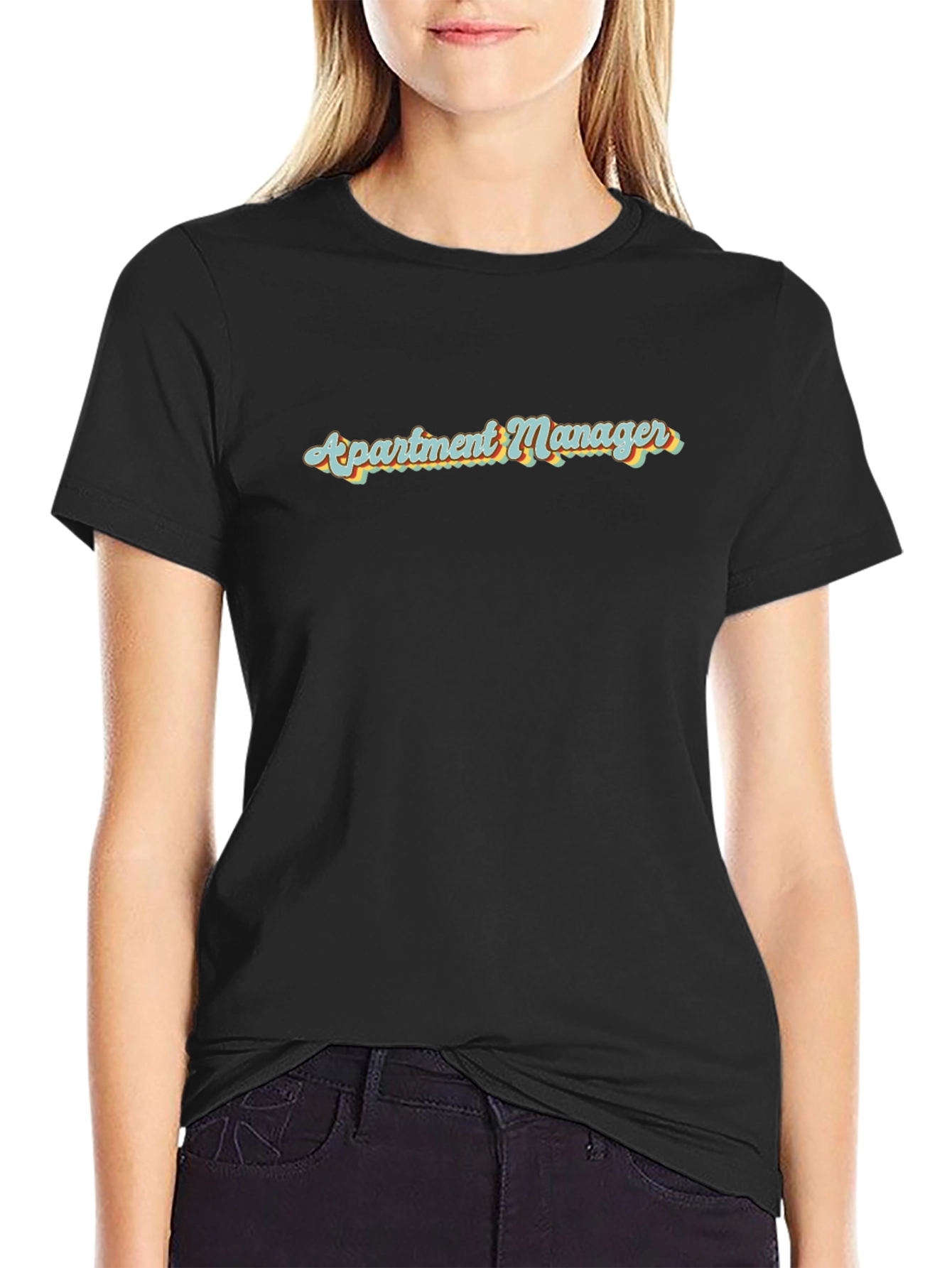 Apartment Manager Graphic Tee - Black