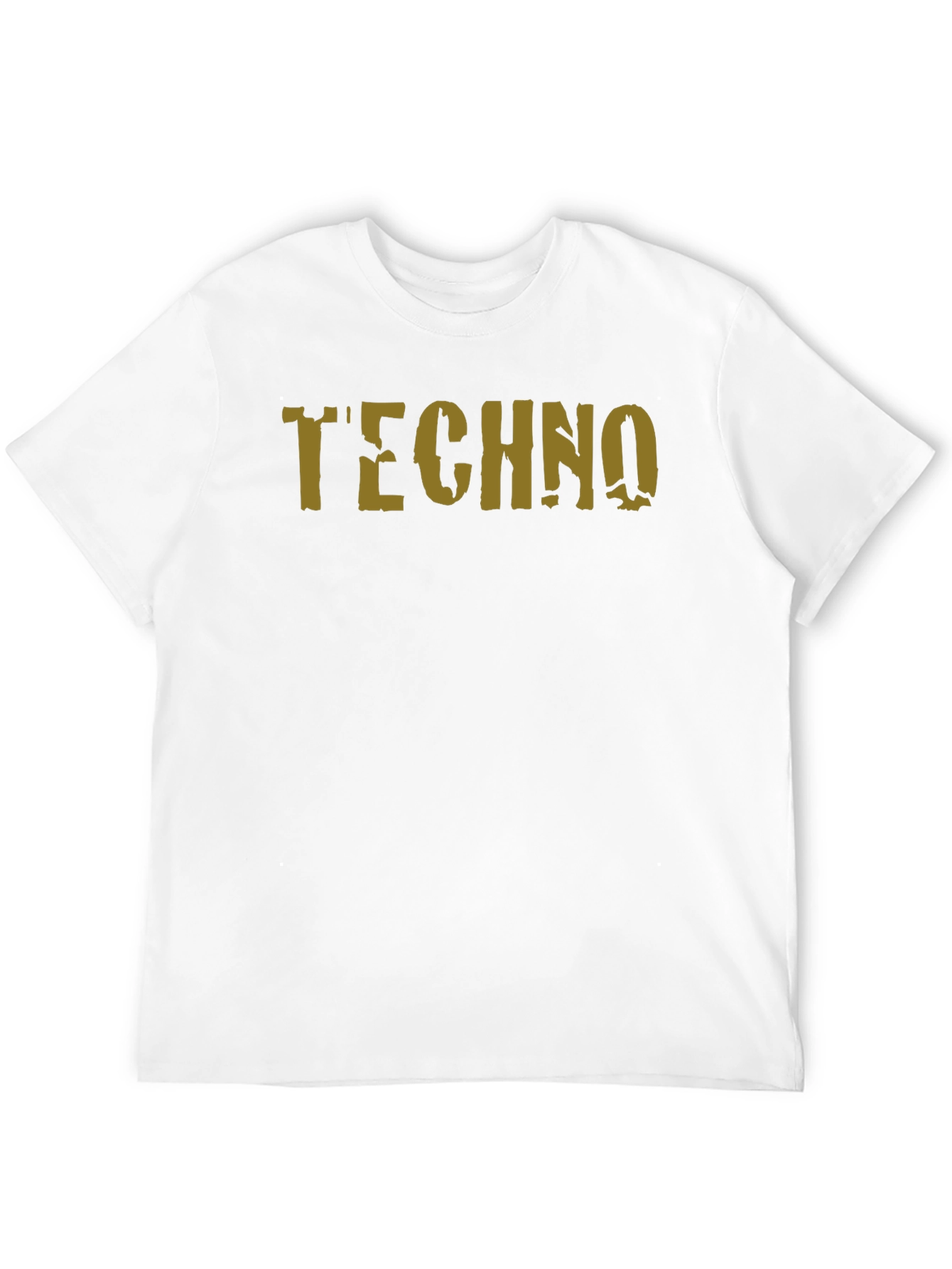 Techno Graphic Print T-Shirt - Black