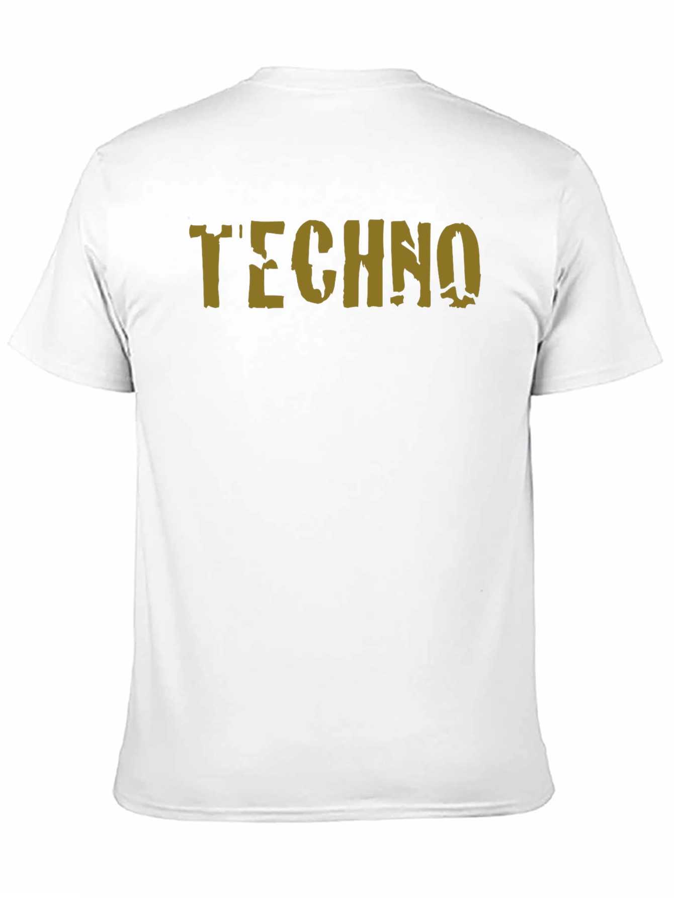 Techno Graphic Print T-Shirt - Black