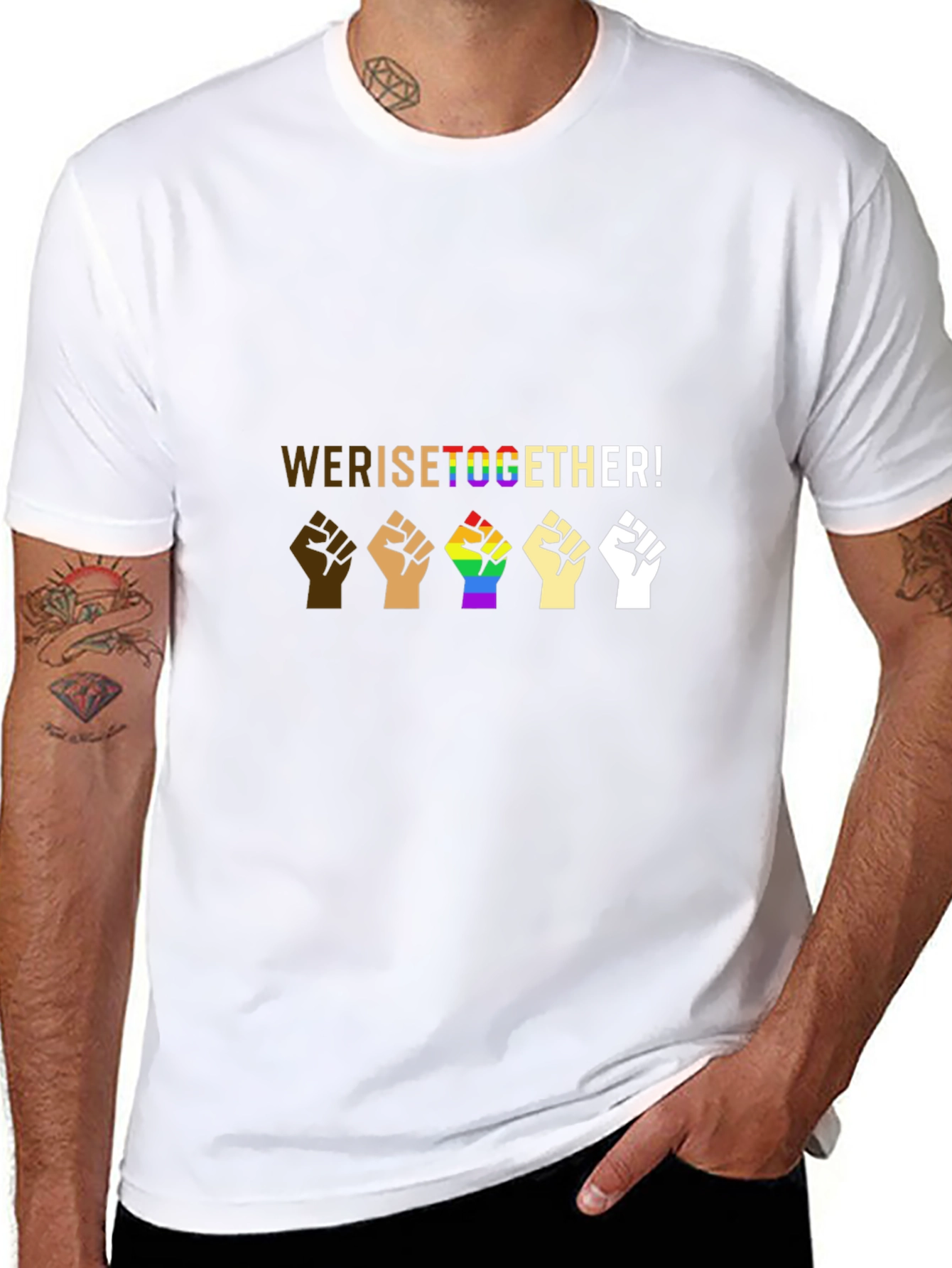 Equality T-Shirt - We Rise Together!