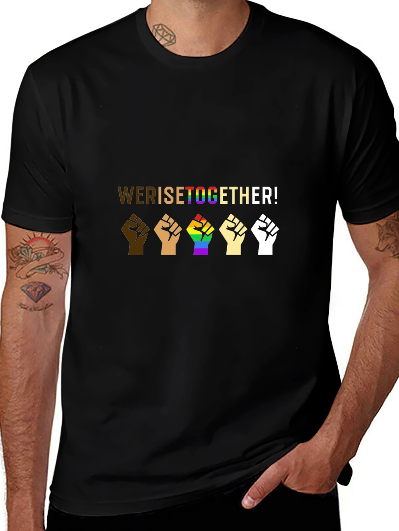Equality T-Shirt - We Rise Together!