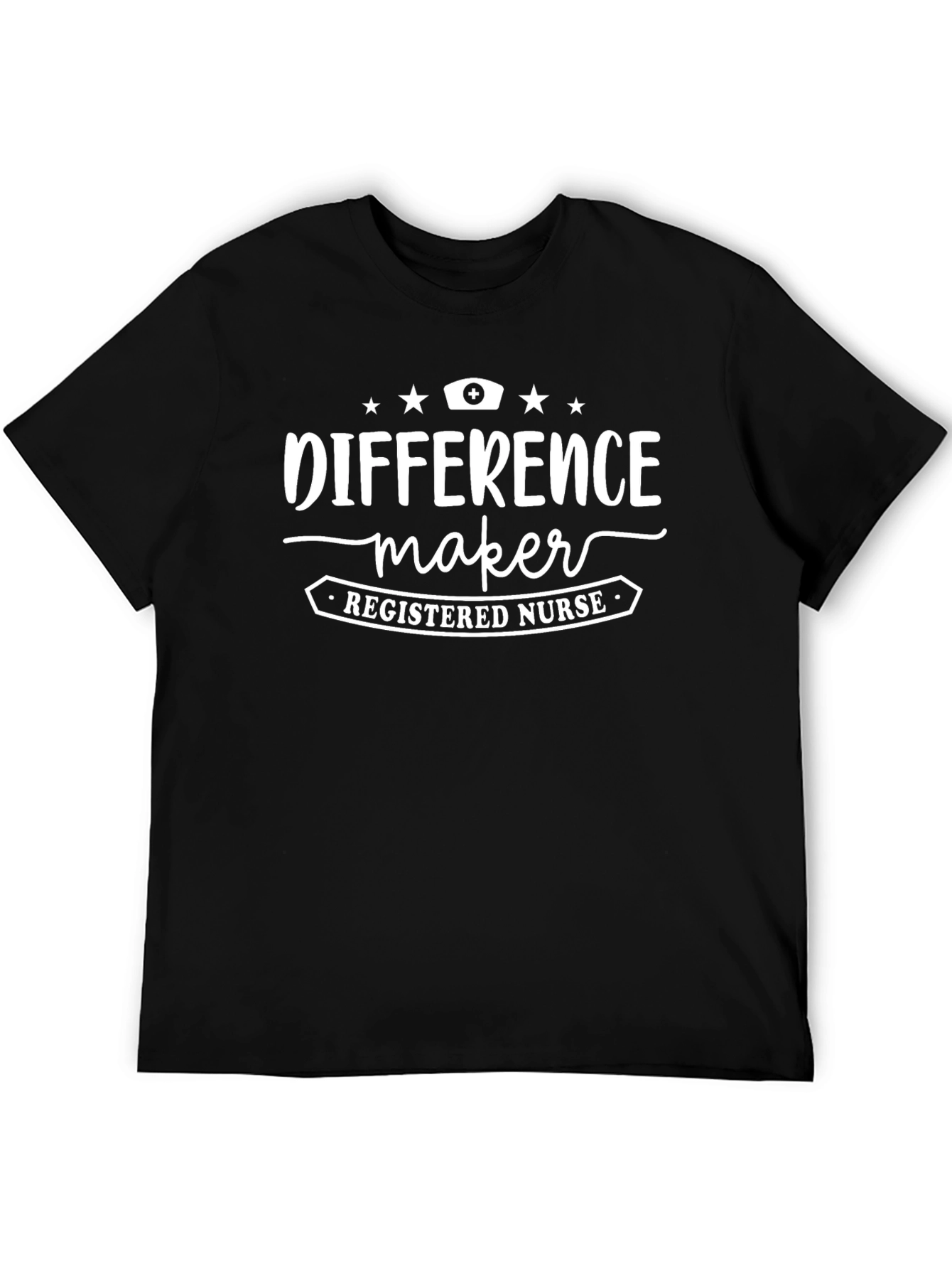 Difference Maker Registered Nurse Graphic T-Shirt