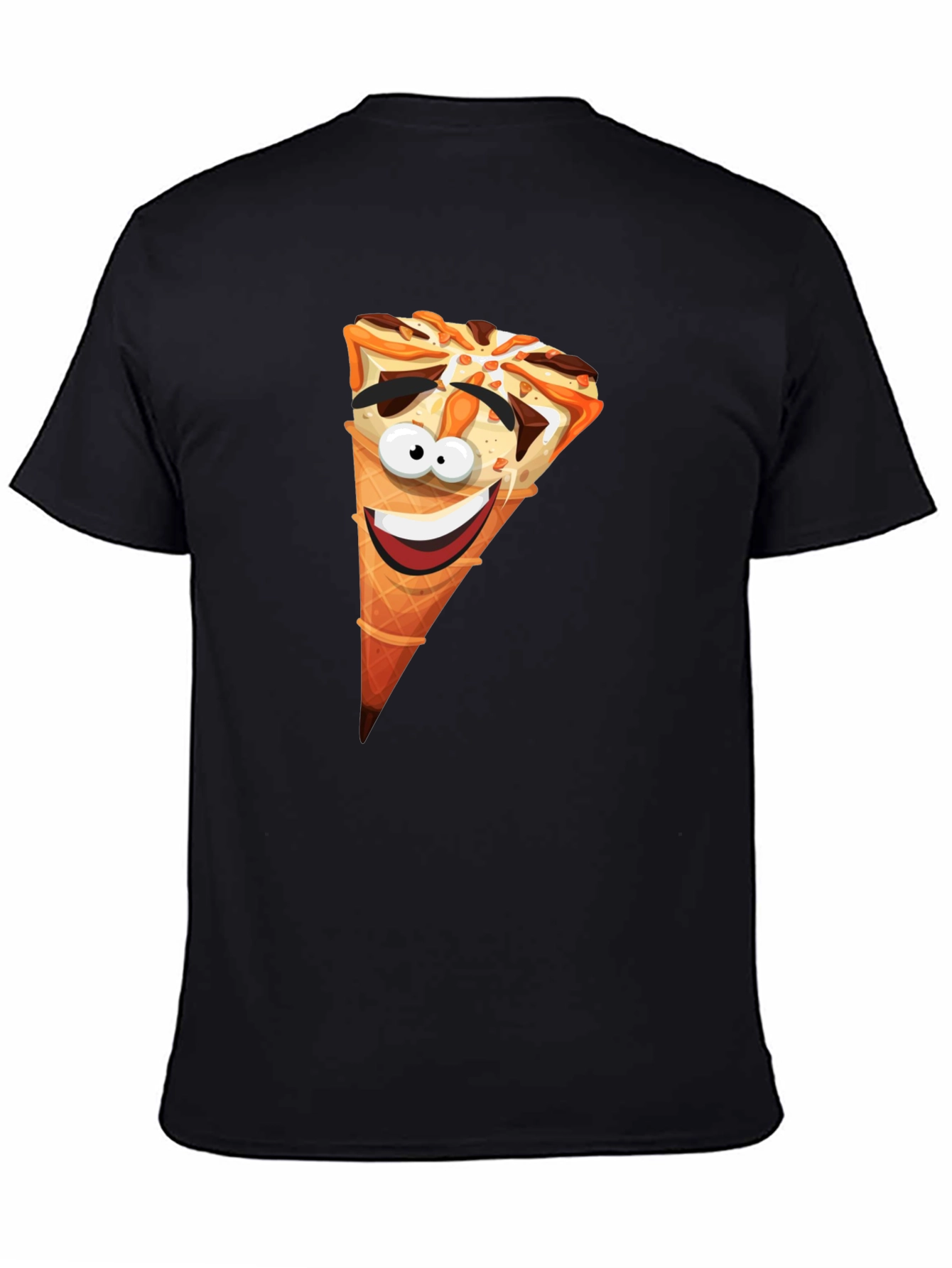 Funny Ice Cream Cone Graphic T-Shirt