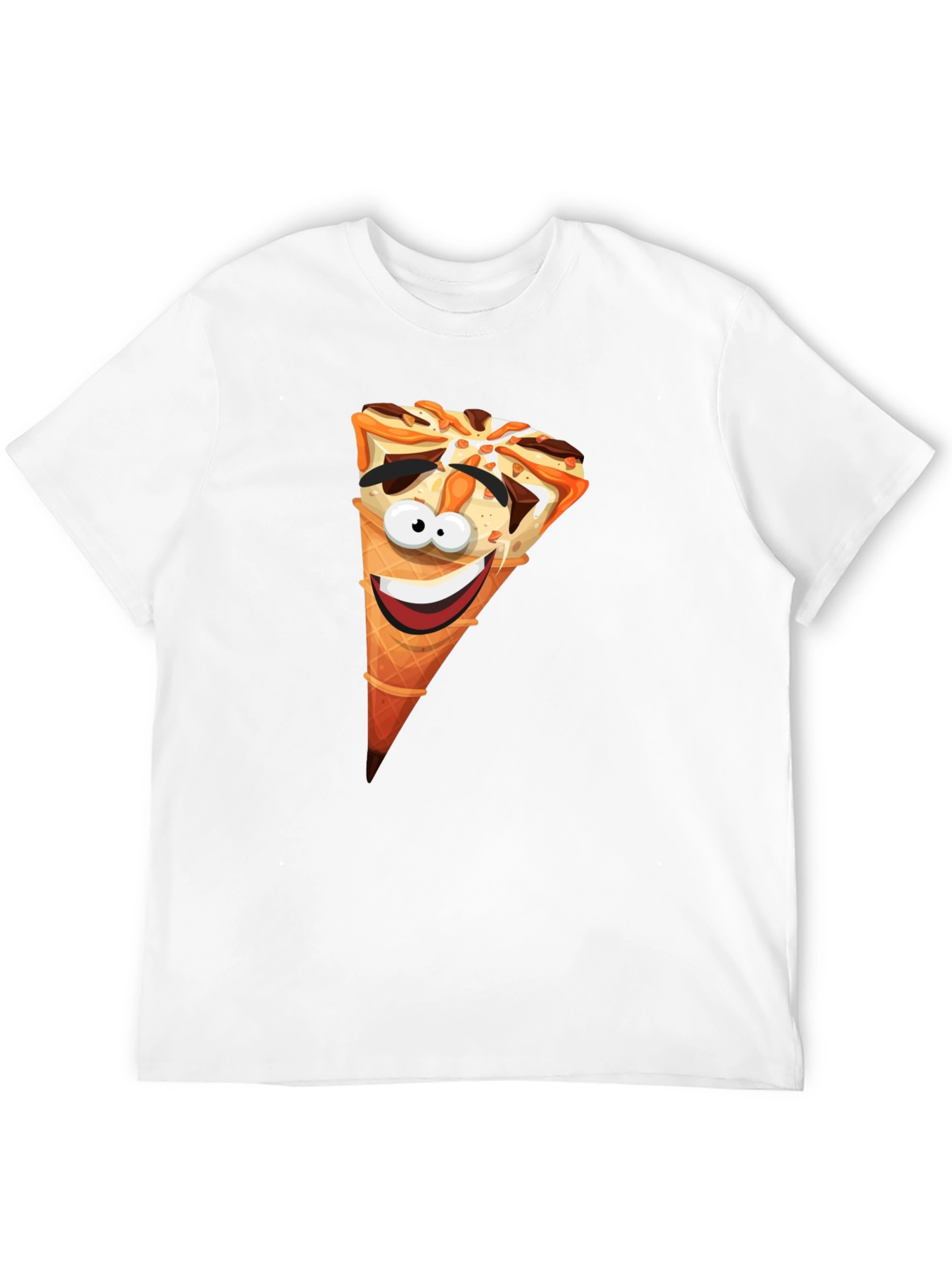 Funny Ice Cream Cone Graphic T-Shirt