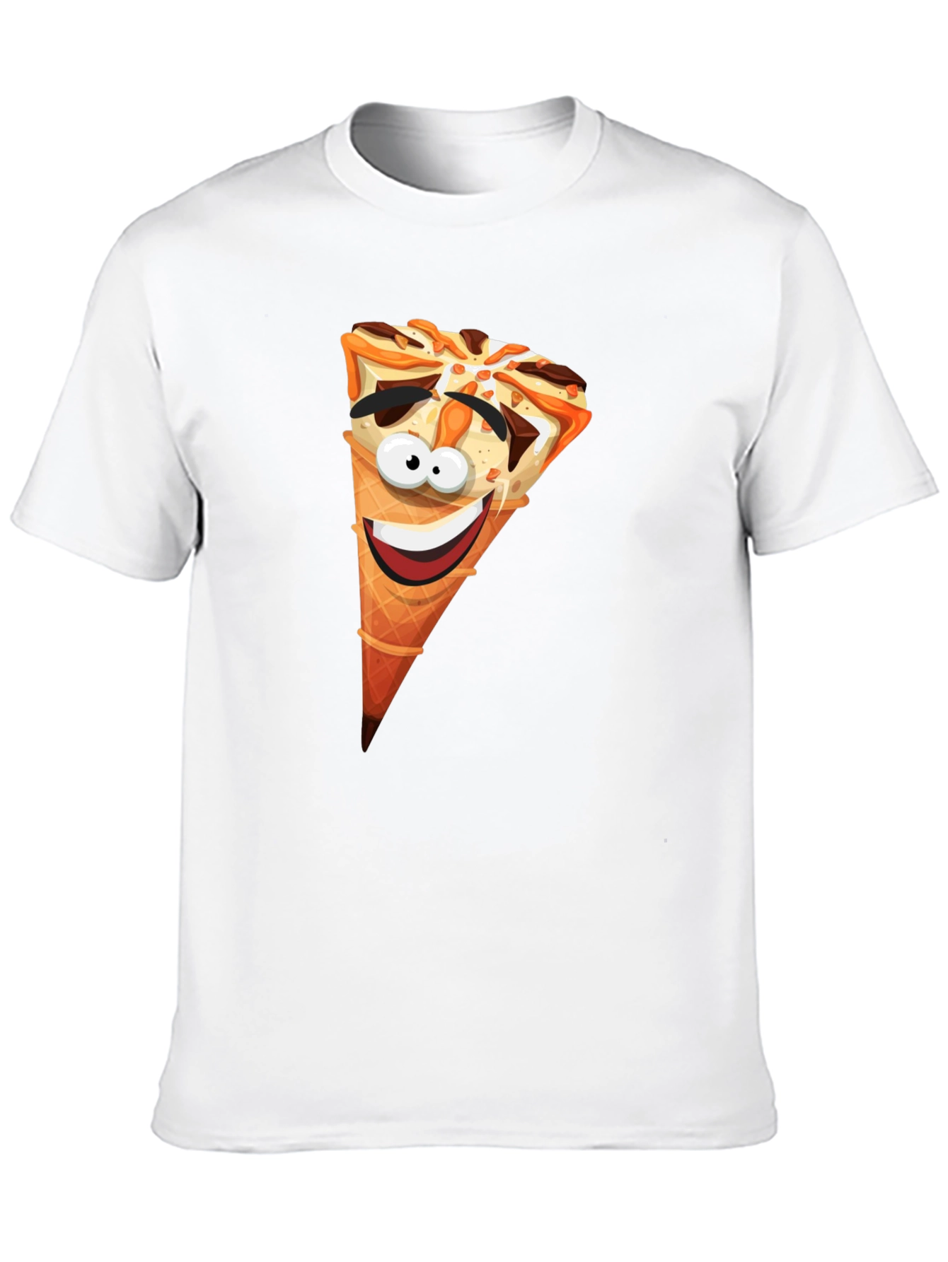 Funny Ice Cream Cone Graphic T-Shirt