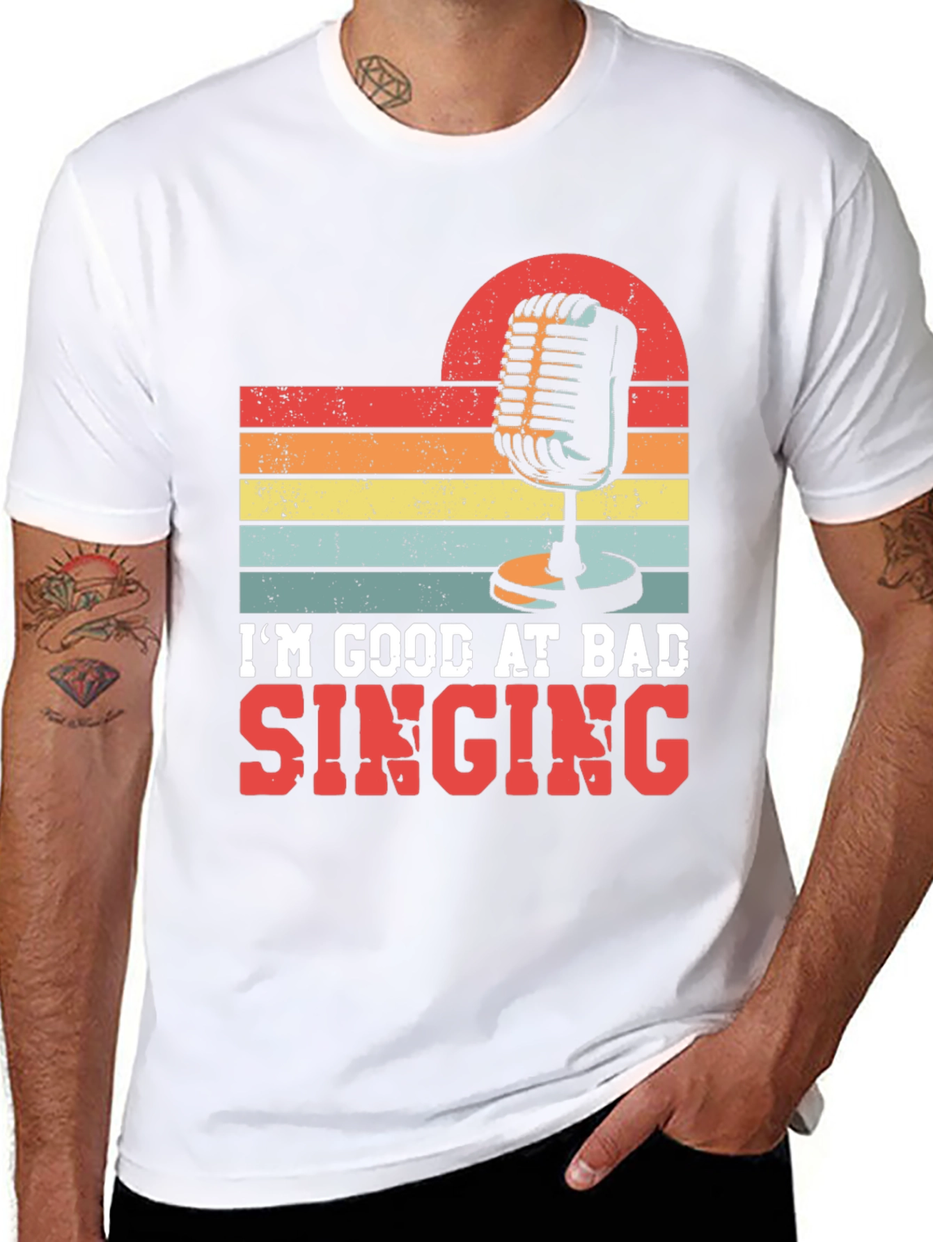 Im Good At Bad Singing Graphic Tee