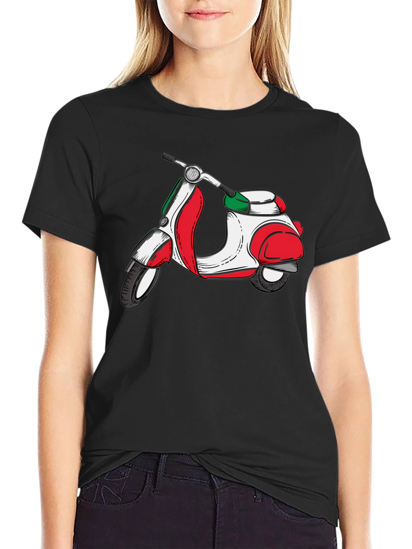 Italian Scooter Graphic Tee