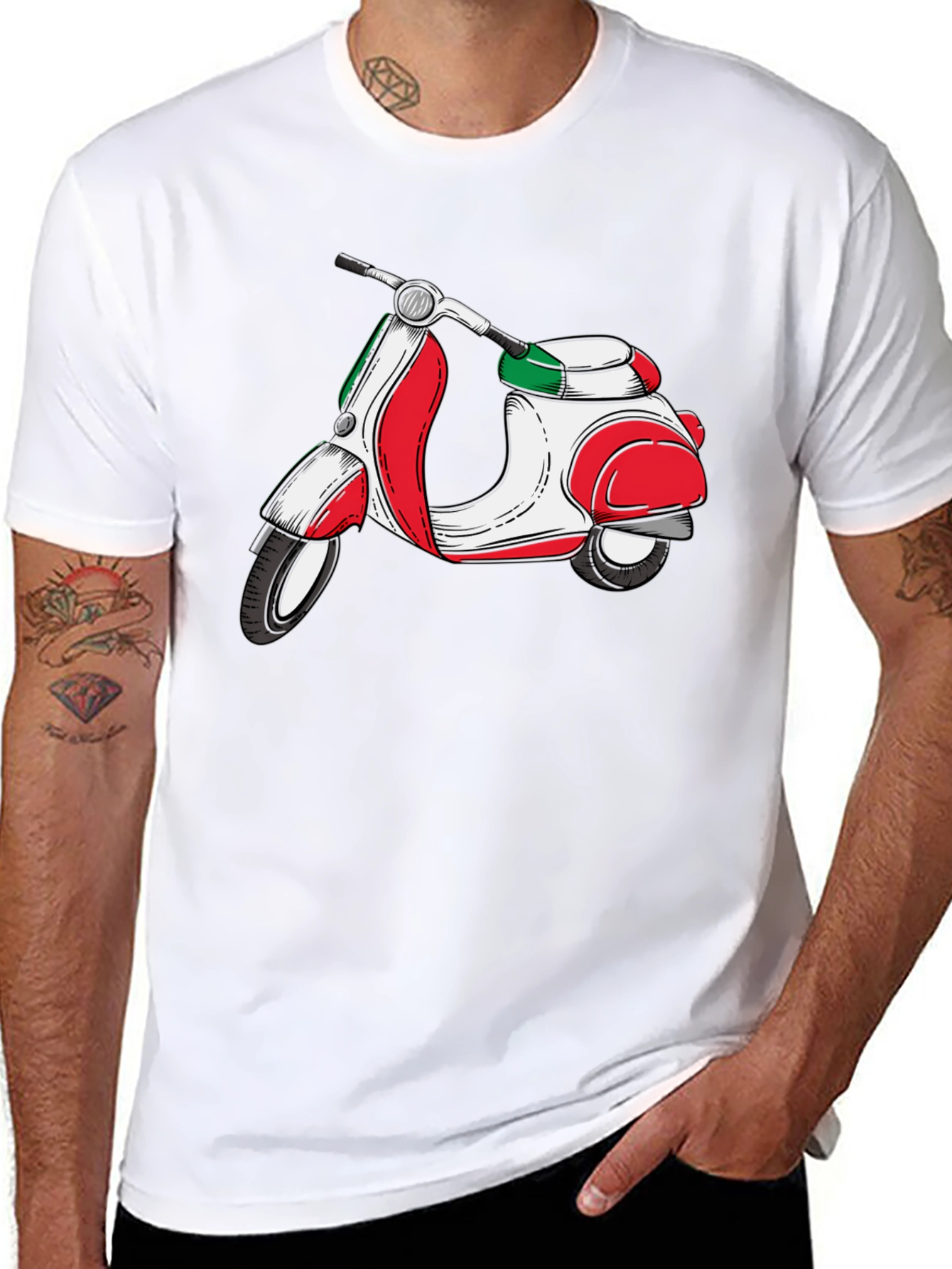 Italian Scooter Graphic Tee