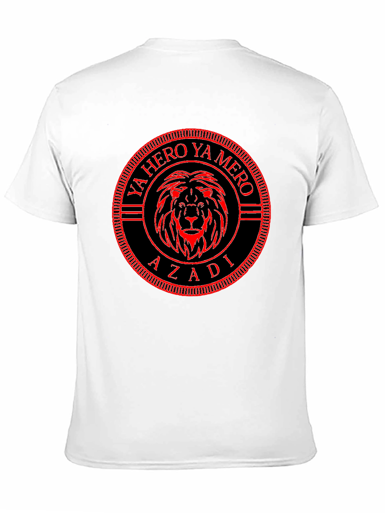 Ya Hero Ya Mero Azadi Black T-Shirt