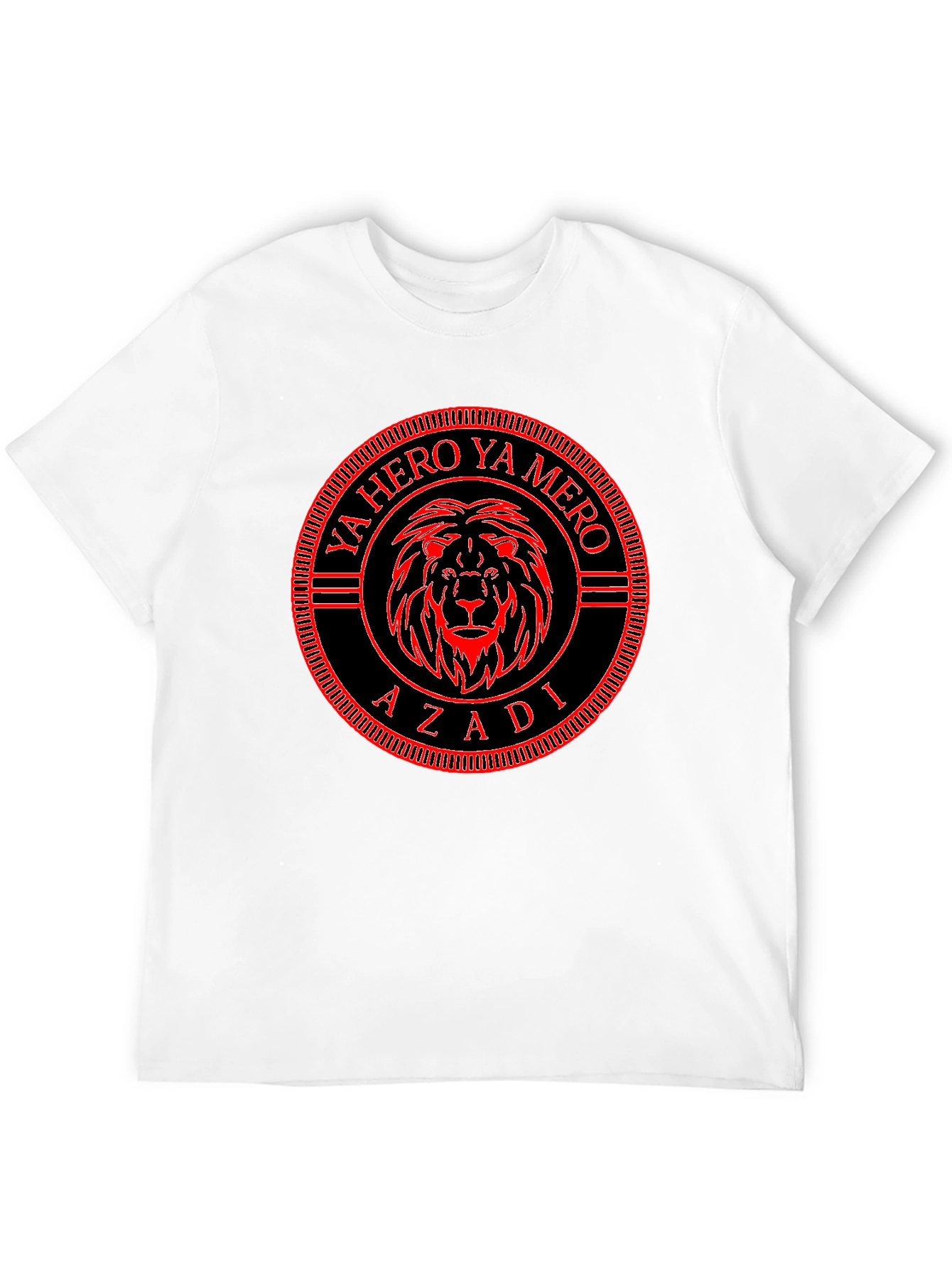 Ya Hero Ya Mero Azadi Black T-Shirt