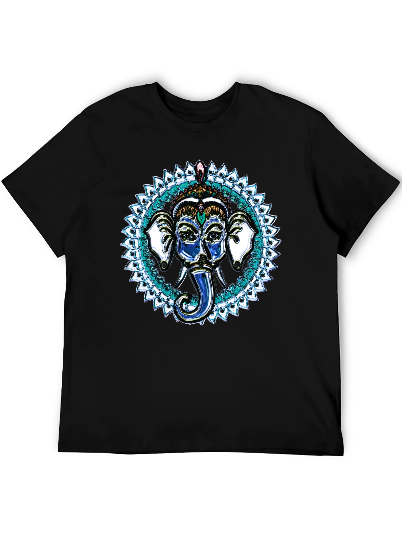 Ganesh Mandala T-Shirt - Spiritual Design