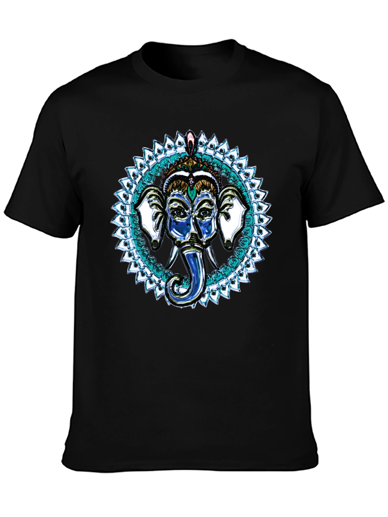 Ganesh Mandala T-Shirt - Spiritual Design