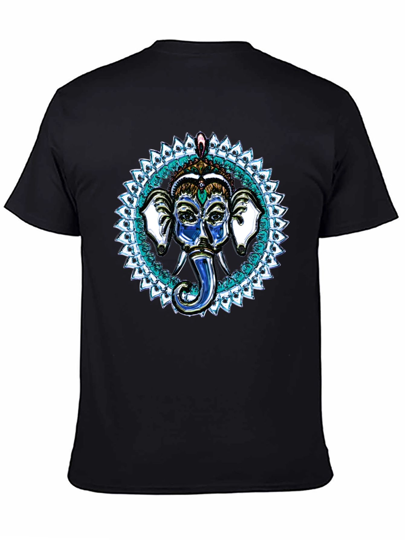 Ganesh Mandala T-Shirt - Spiritual Design