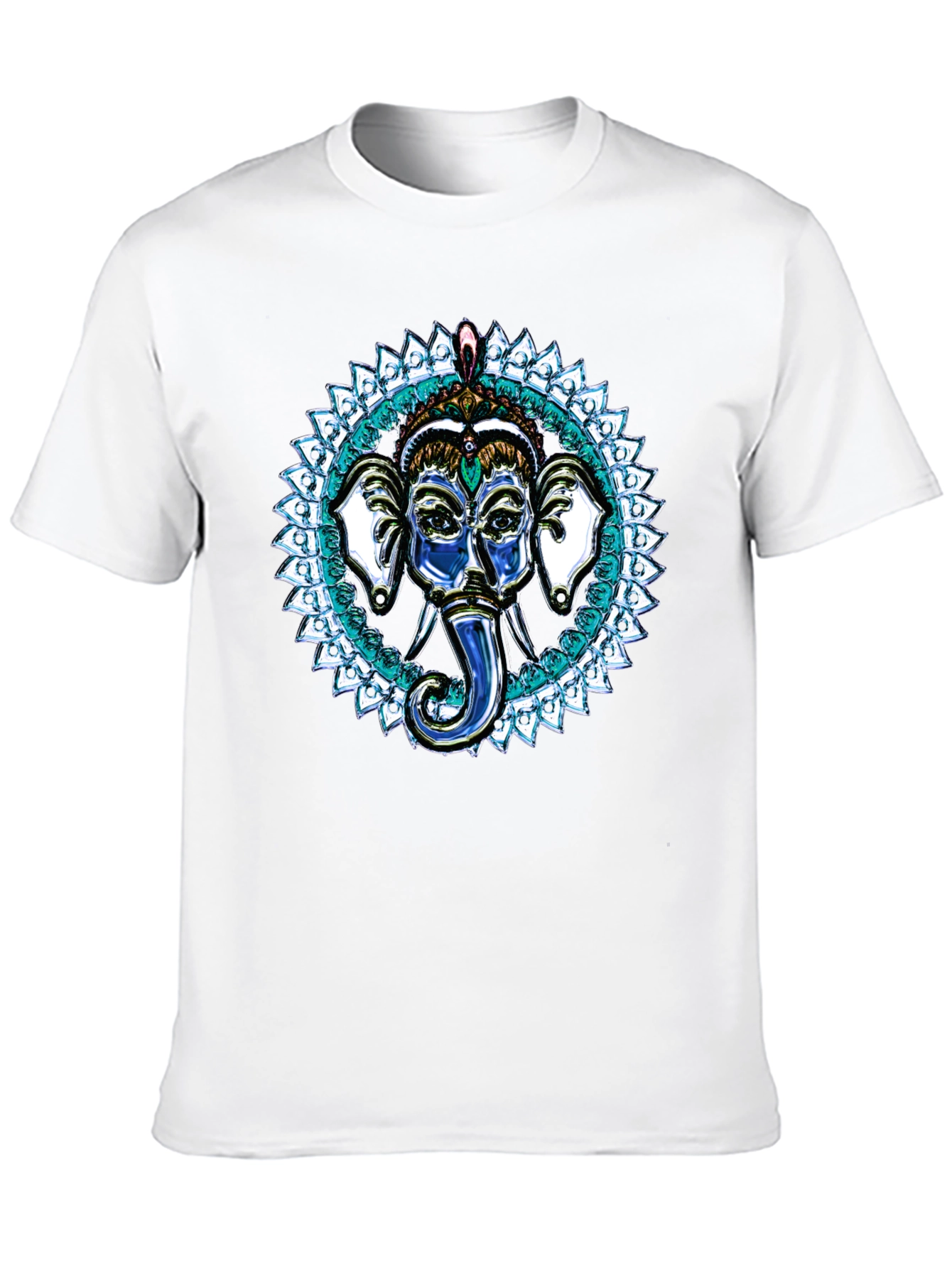 Ganesh Mandala T-Shirt - Spiritual Design