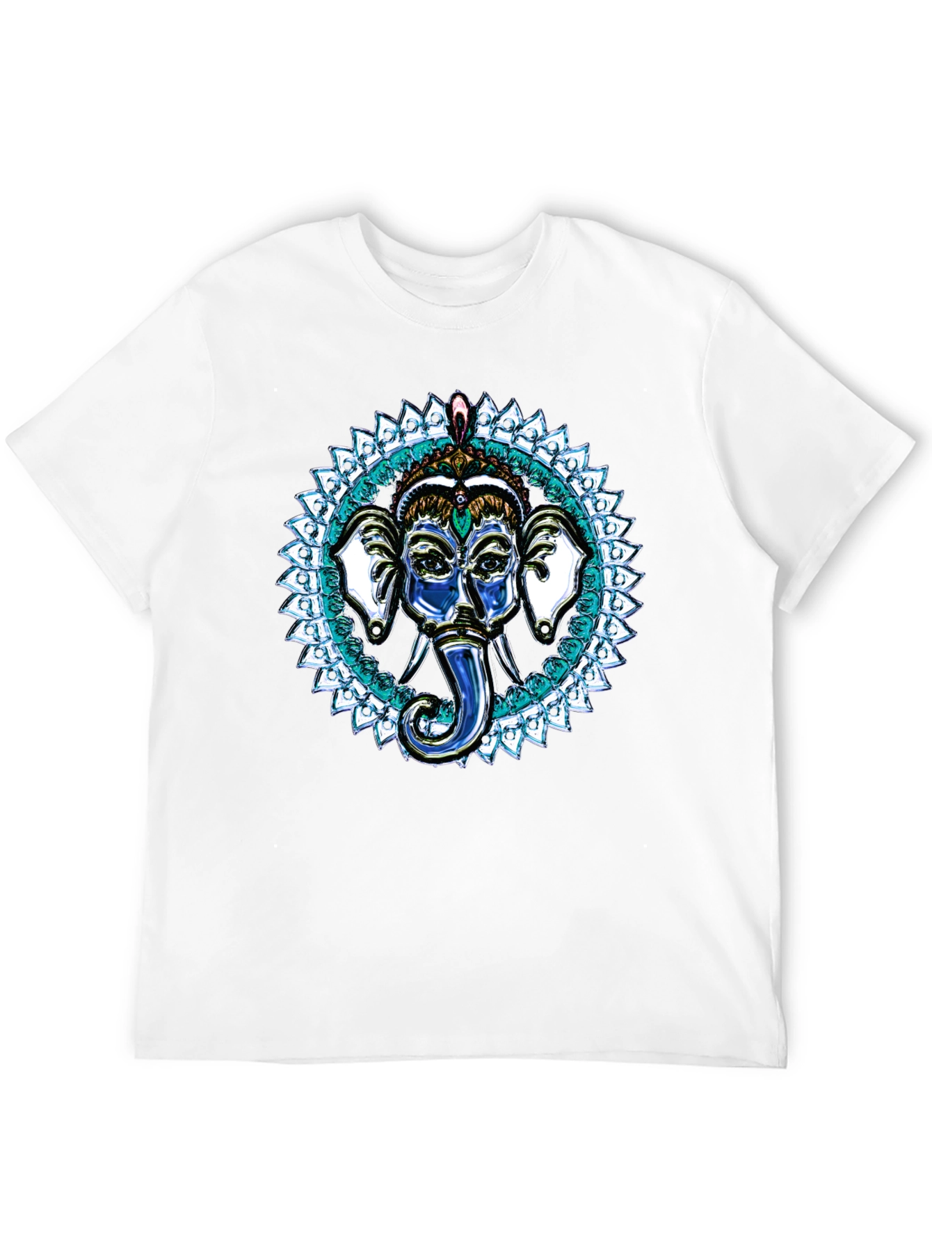 Ganesh Mandala T-Shirt - Spiritual Design