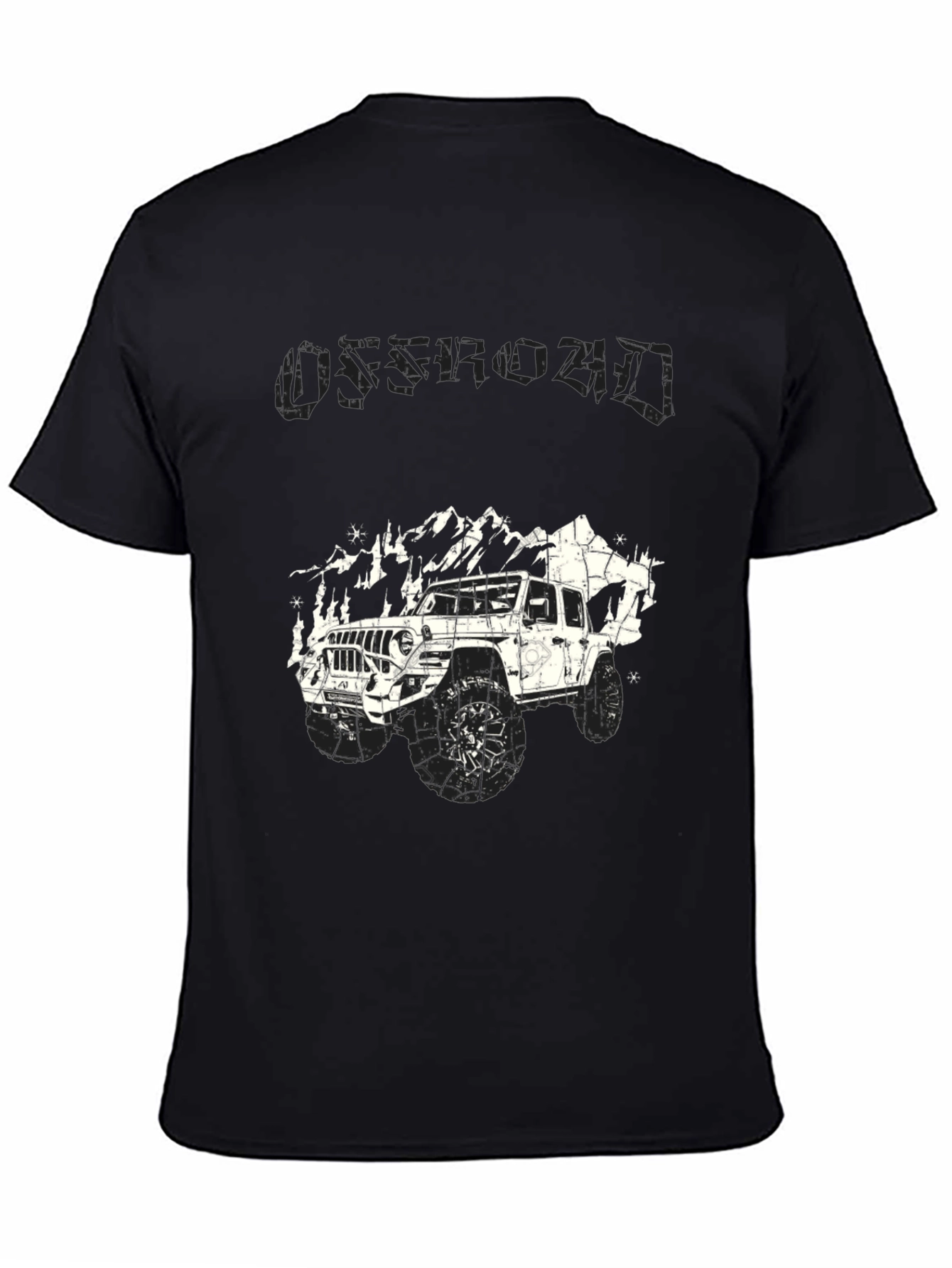 Offroad Adventure T-Shirt - Black Graphic Tee