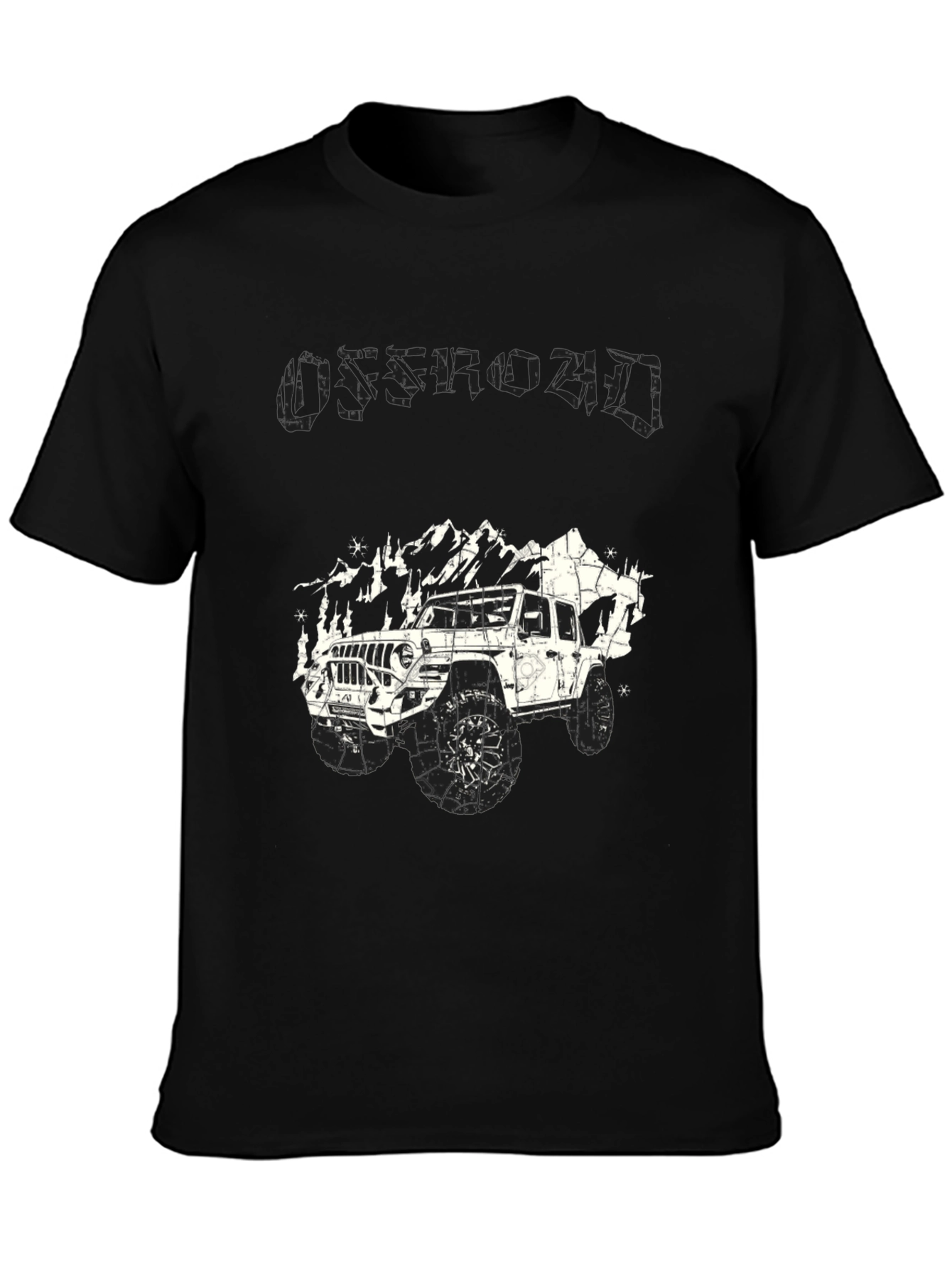 Offroad Adventure T-Shirt - Black Graphic Tee