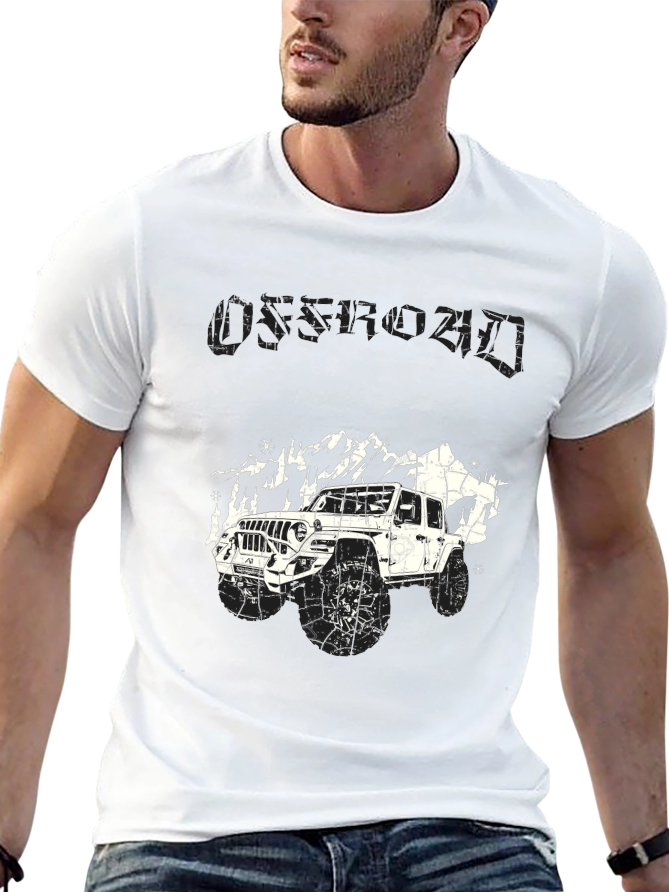 Offroad Adventure T-Shirt - Black Graphic Tee