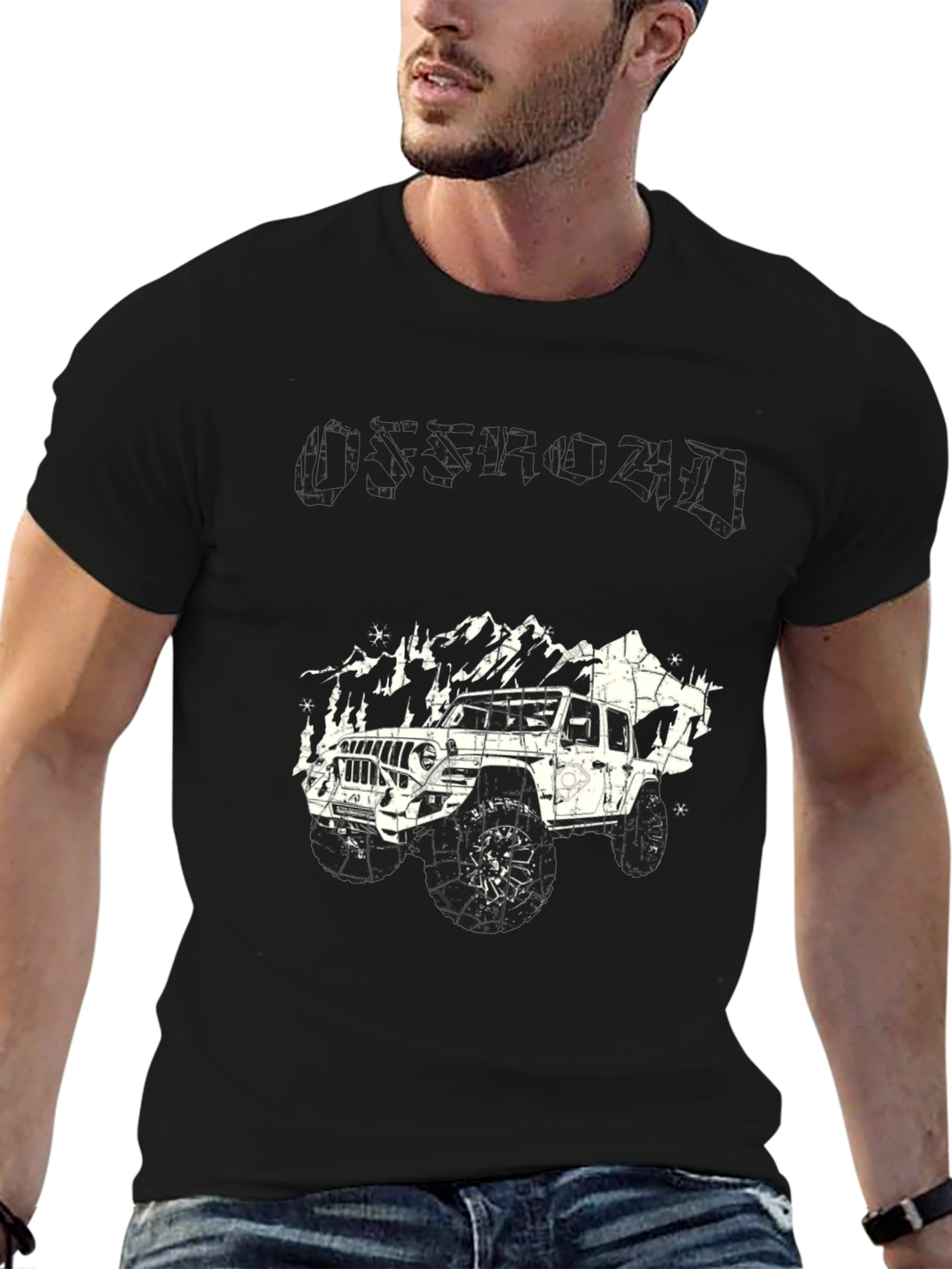 Offroad Adventure T-Shirt - Black Graphic Tee
