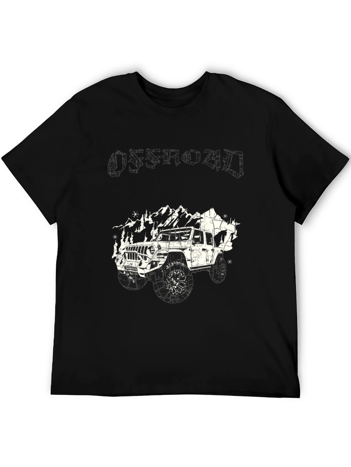 Offroad Adventure T-Shirt - Black Graphic Tee