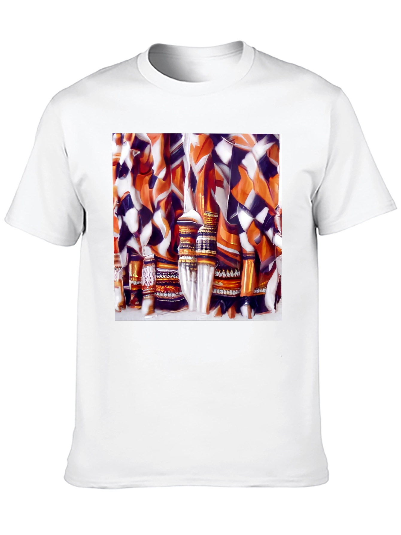 Abstract Pattern Graphic Tee