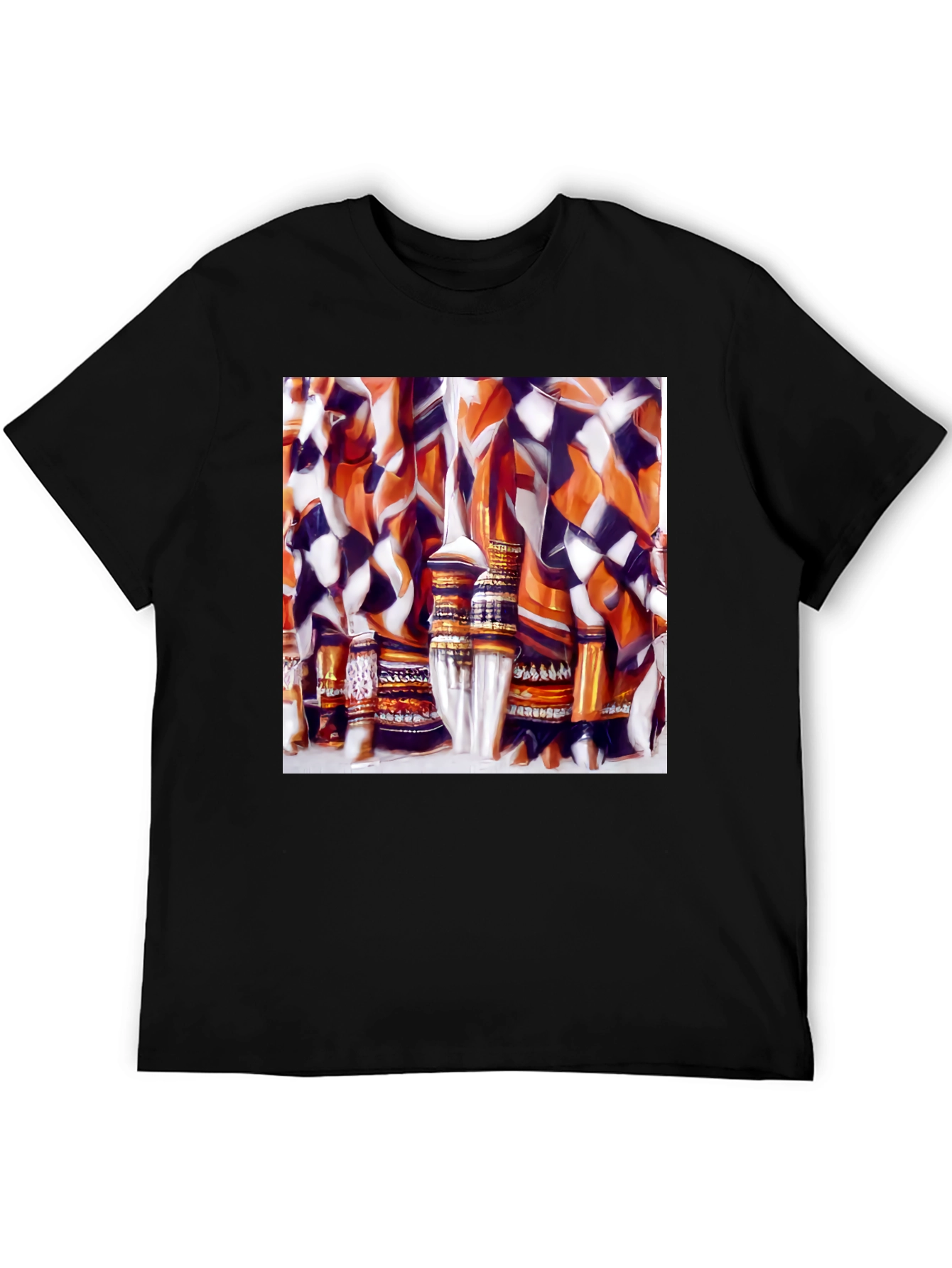 Abstract Pattern Graphic Tee