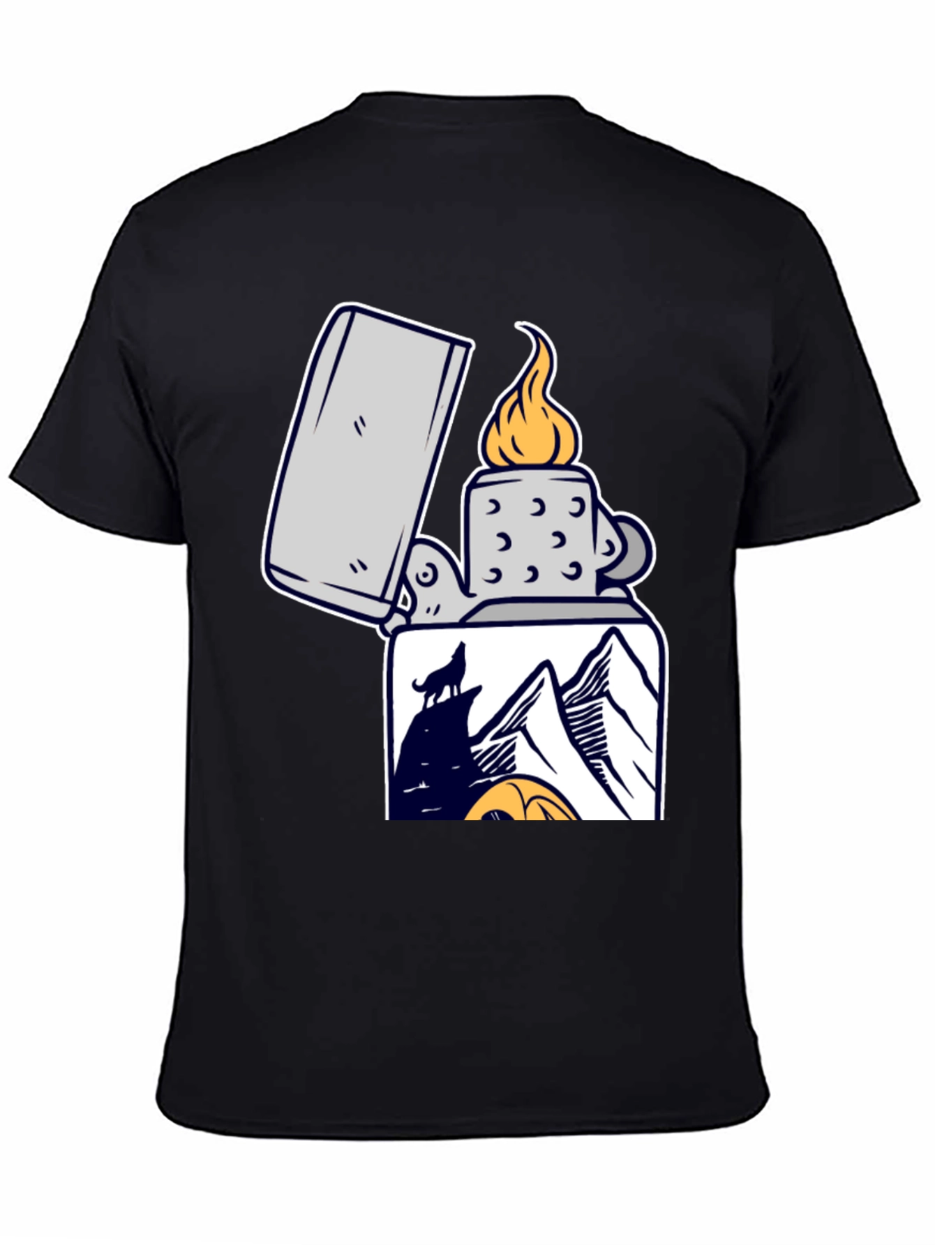 Wolf Mountain Lighter Graphic Tee